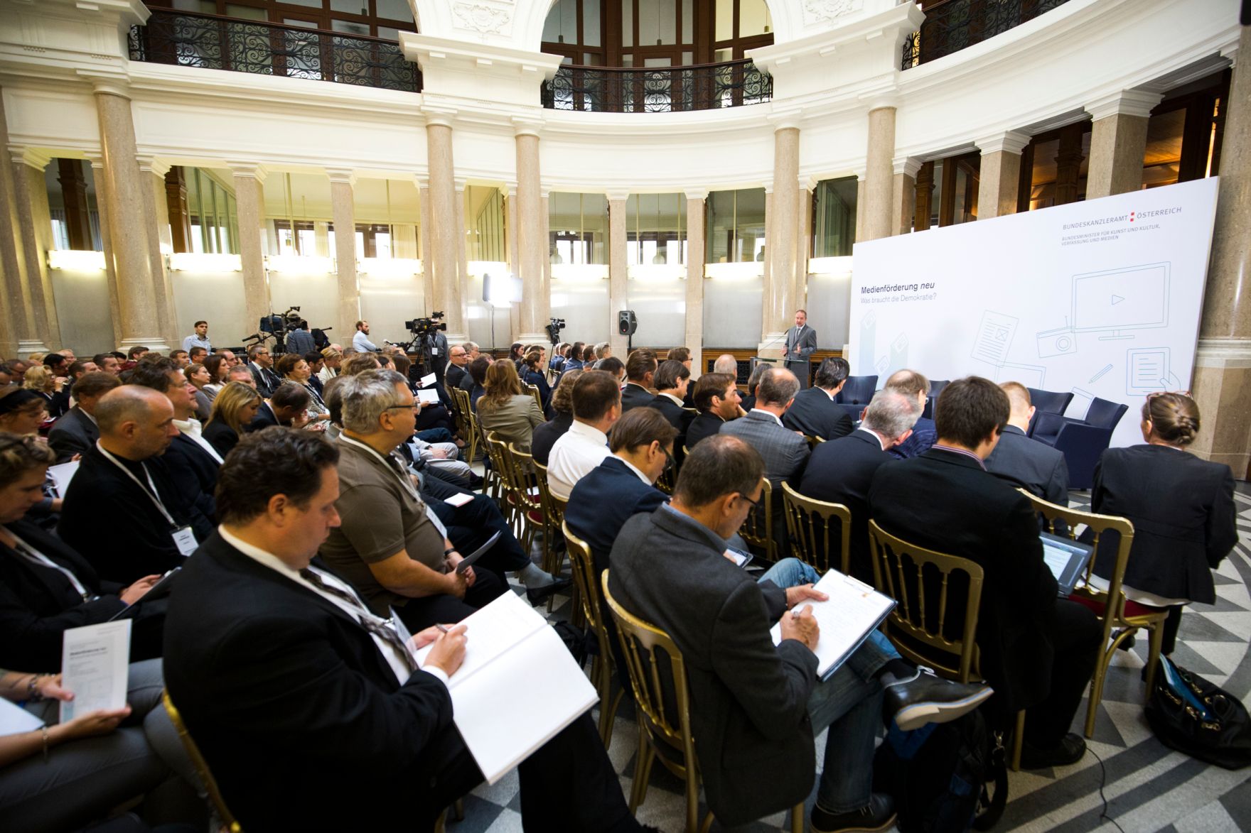 Am 19. September 2016 fand die Enquete "Medienf&ouml;rderung neu - Was braucht die Demokratie?" statt.