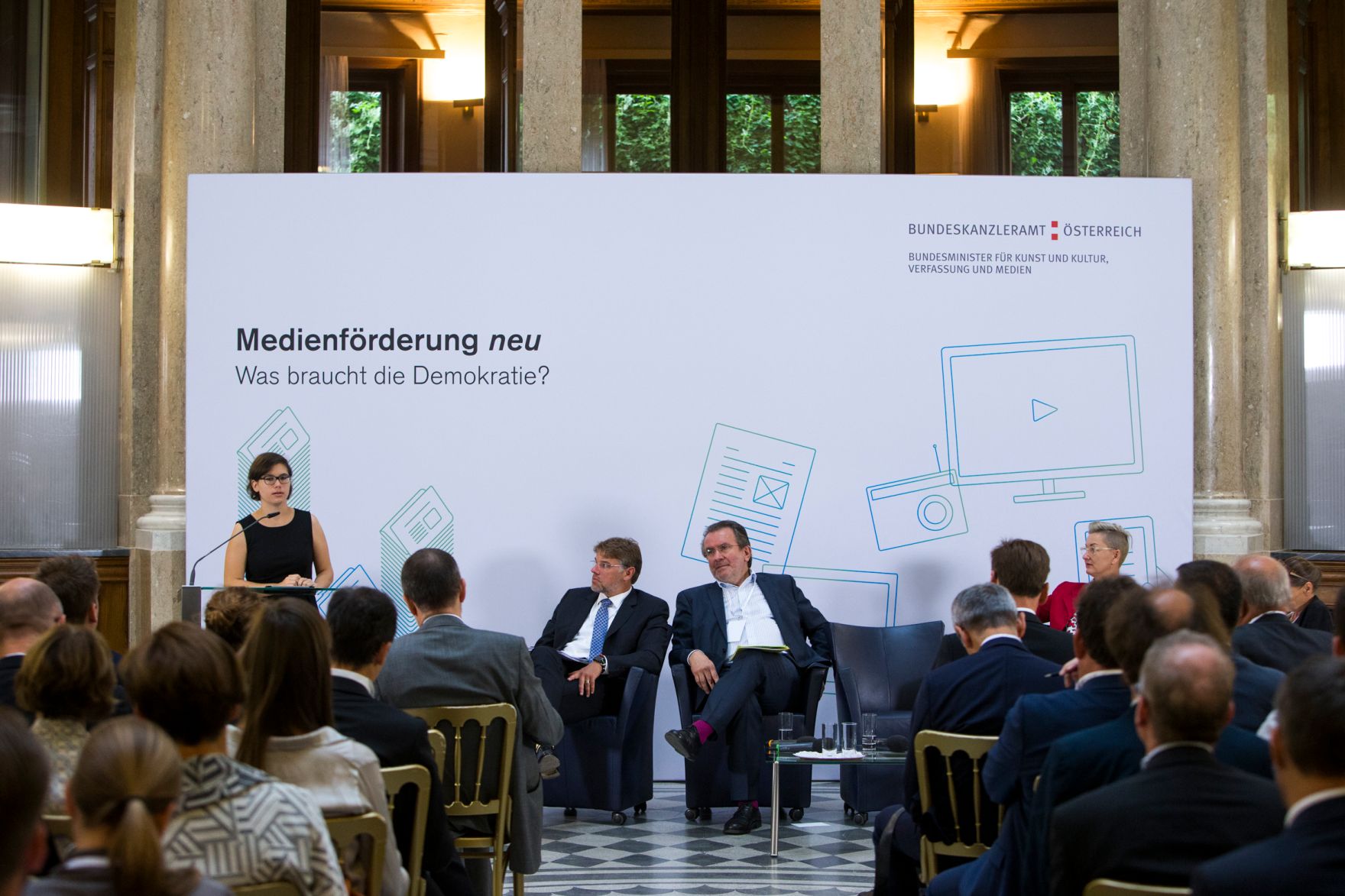 Am 19. September 2016 fand die Enquete "Medienf&ouml;rderung neu - Was braucht die Demokratie?" statt.