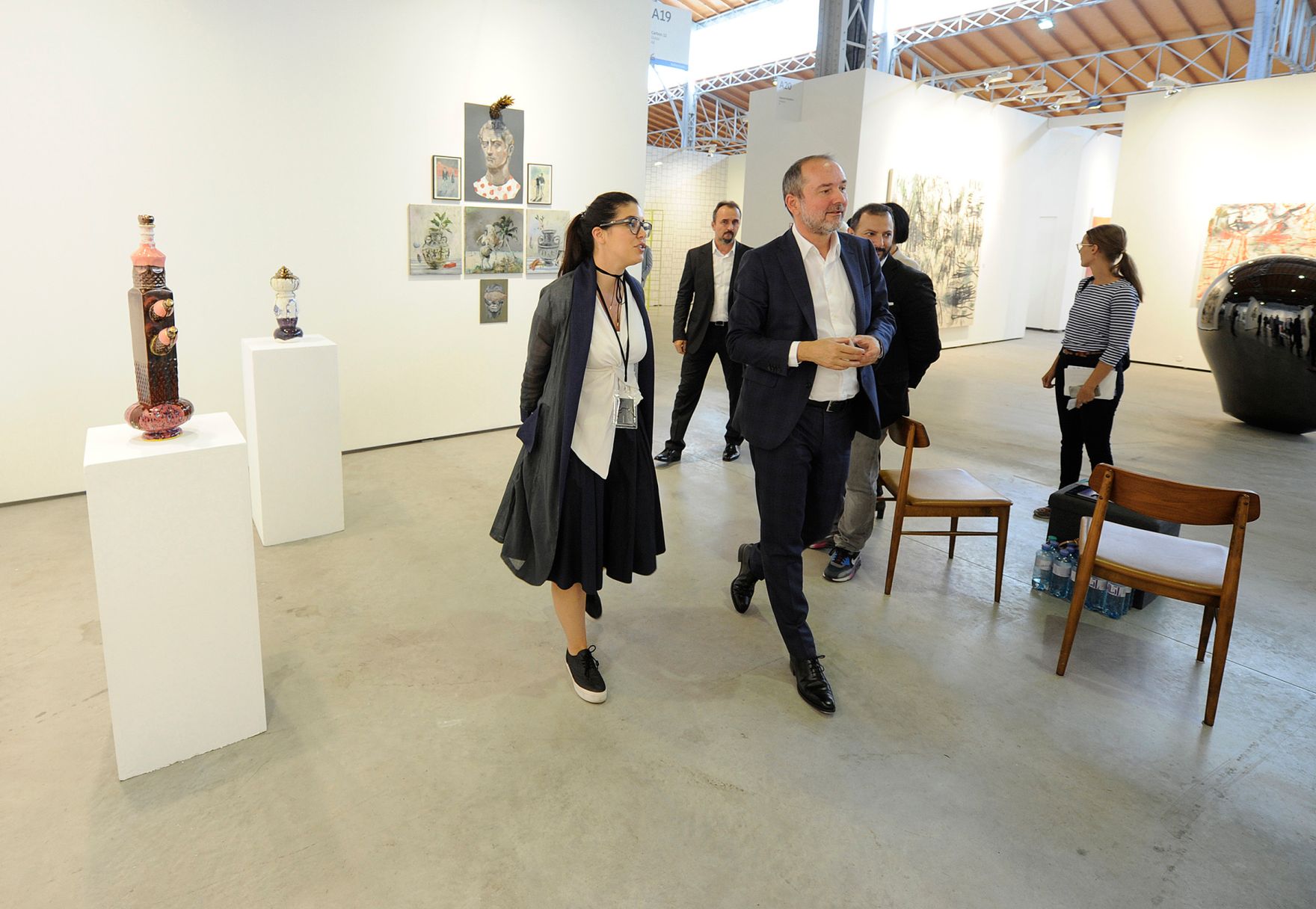 Am 21. September 2016 besuchte Kunst-und Kulturminister Thomas Drozda die viennacontemporary, &Ouml;sterreichs internationale Kunstmesse in der Marxhalle Wien.