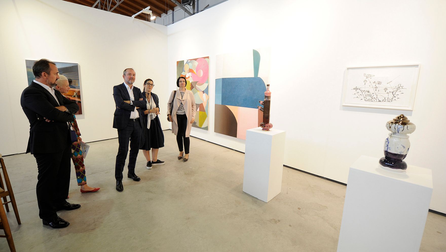 Am 21. September 2016 besuchte Kunst-und Kulturminister Thomas Drozda die viennacontemporary, &Ouml;sterreichs internationale Kunstmesse in der Marxhalle Wien.