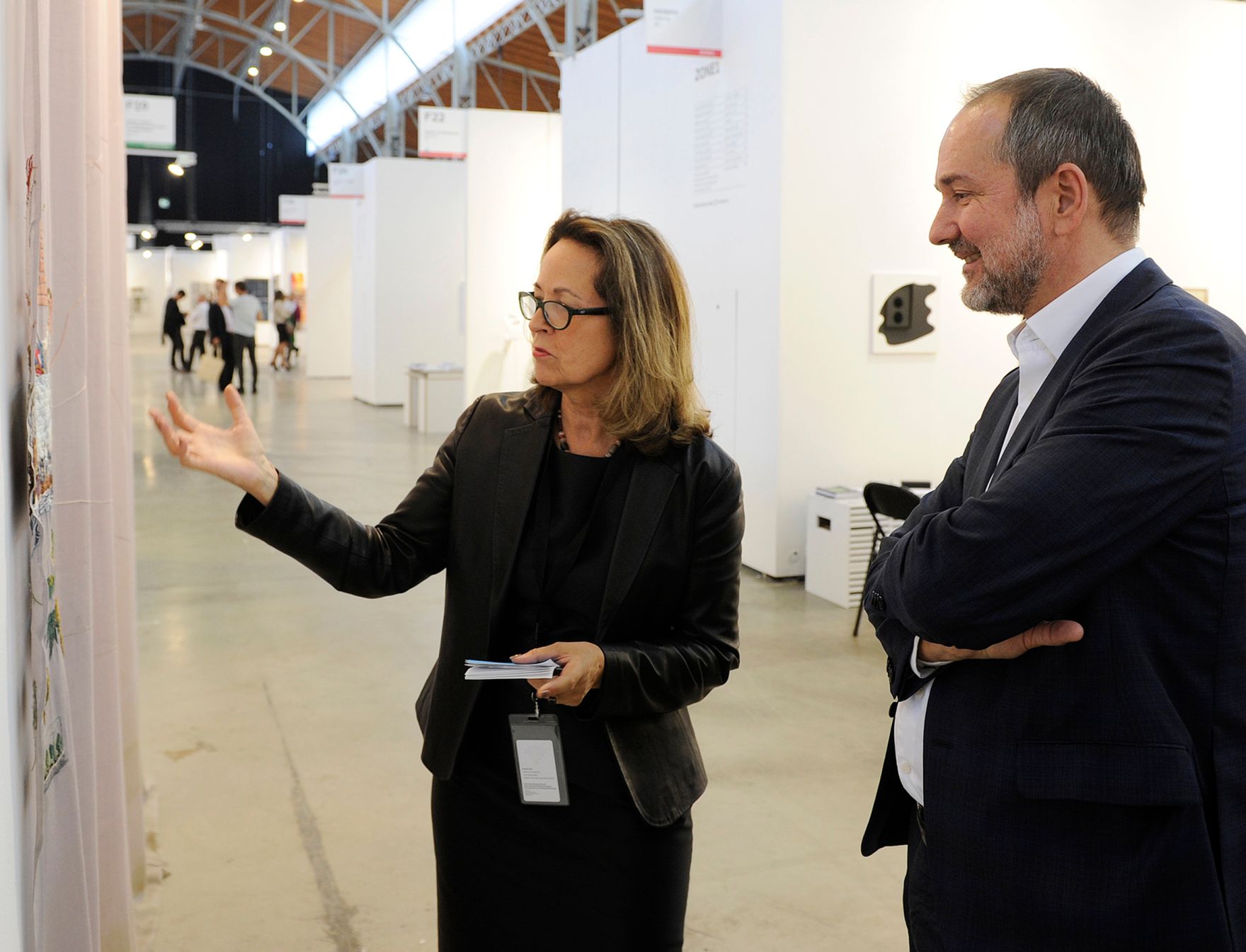 Am 21. September 2016 besuchte Kunst-und Kulturminister Thomas Drozda die viennacontemporary, &Ouml;sterreichs internationale Kunstmesse in der Marxhalle Wien.