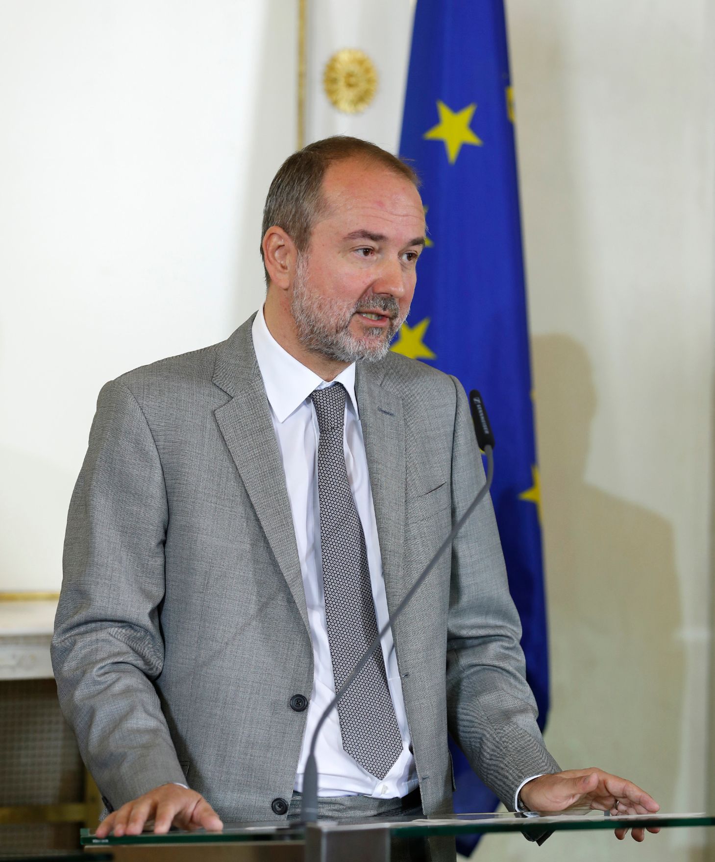 Am 30. September 2016 fand im Bundeskanzleramt ein Pressegespr&auml;ch zum Thema ORF-TVthek goes school &ndash; Videoarchiv "&Ouml;sterreichs Zeitzeugen" statt. Im Bild Kanzleramtsminister Thomas Drozda.