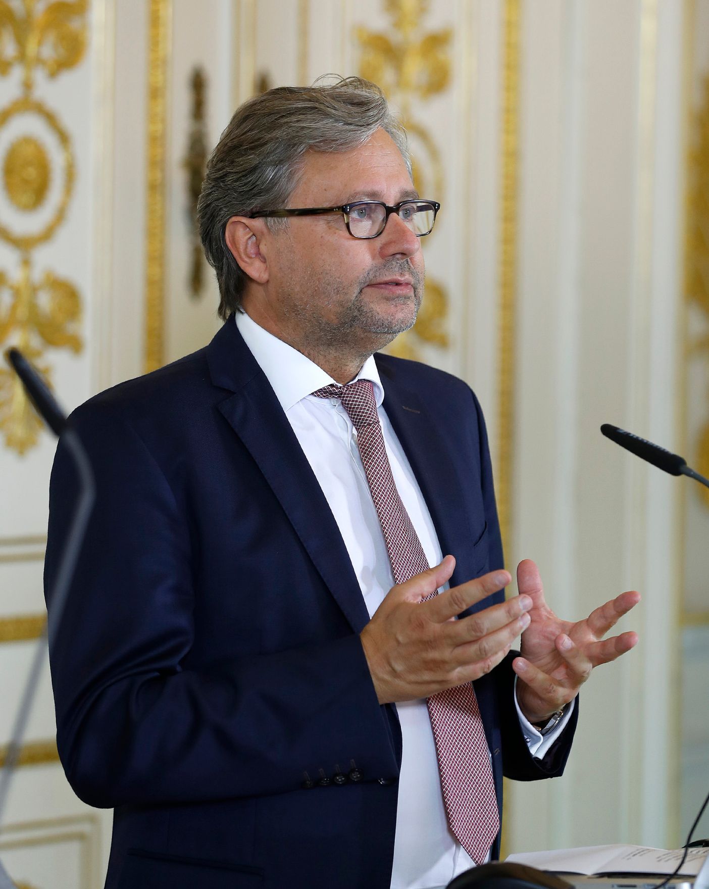 Am 30. September 2016 fand im Bundeskanzleramt ein Pressegespr&auml;ch zum Thema ORF-TVthek goes school &ndash; Videoarchiv "&Ouml;sterreichs Zeitzeugen" statt. Im Bild ORF-Generaldirektor Alexander Wrabetz.