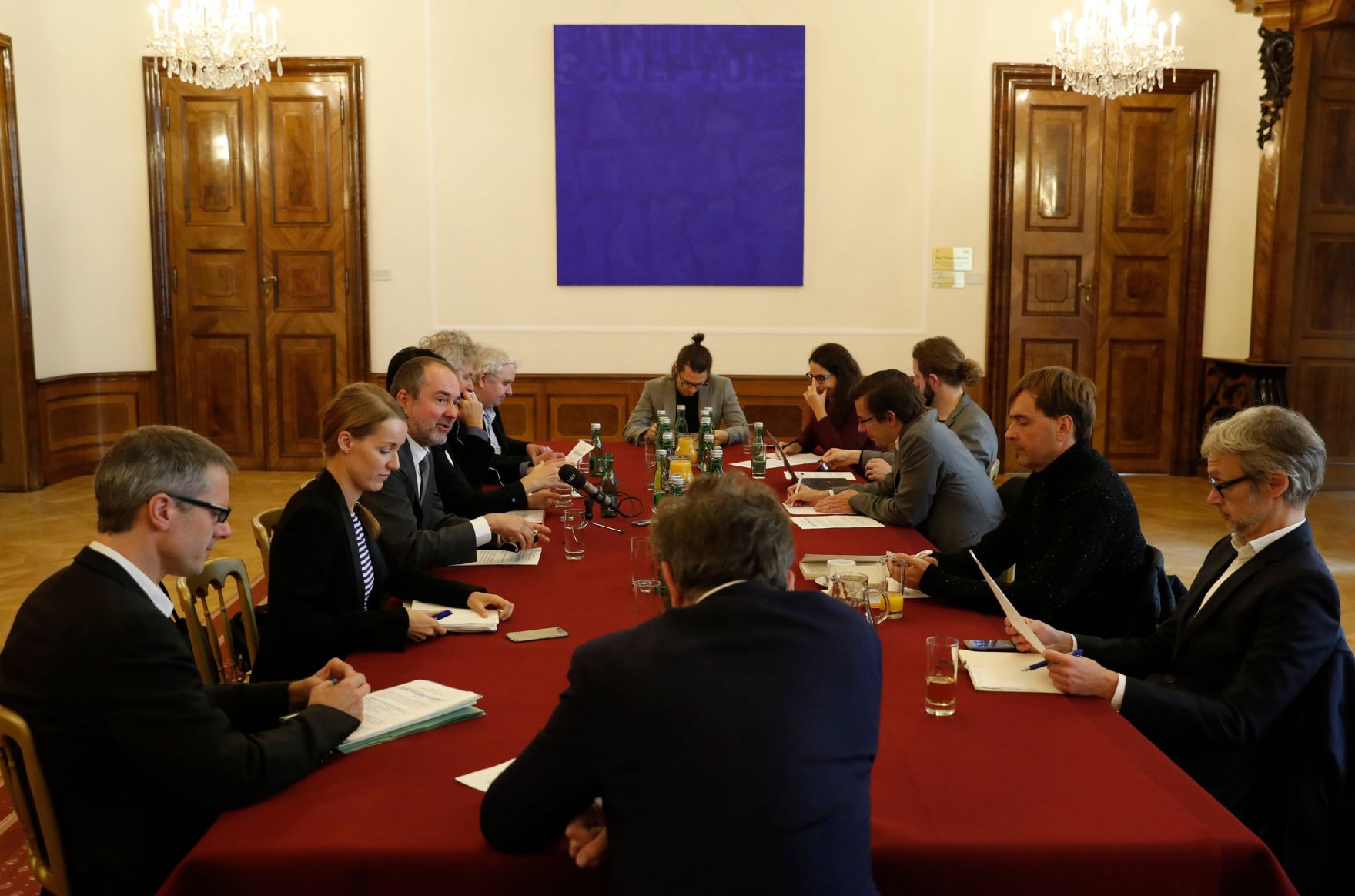 Am 12. Oktober 2016 lud Kanzleramtsminister Thomas Drozda Medienvertreterinnen und -vertreter zu Hintergrundgespr&auml;chen ins Palais Dietrichstein.