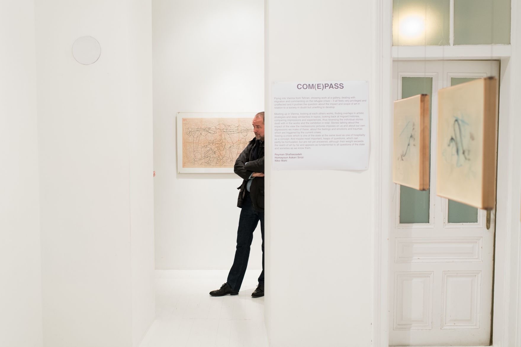 Am 19. November 2016 besuchte Kunst- und Kulturminister Thomas Drozda (im Bild) Ateliers und Studios anl&auml;sslich der Vienna Art Week.