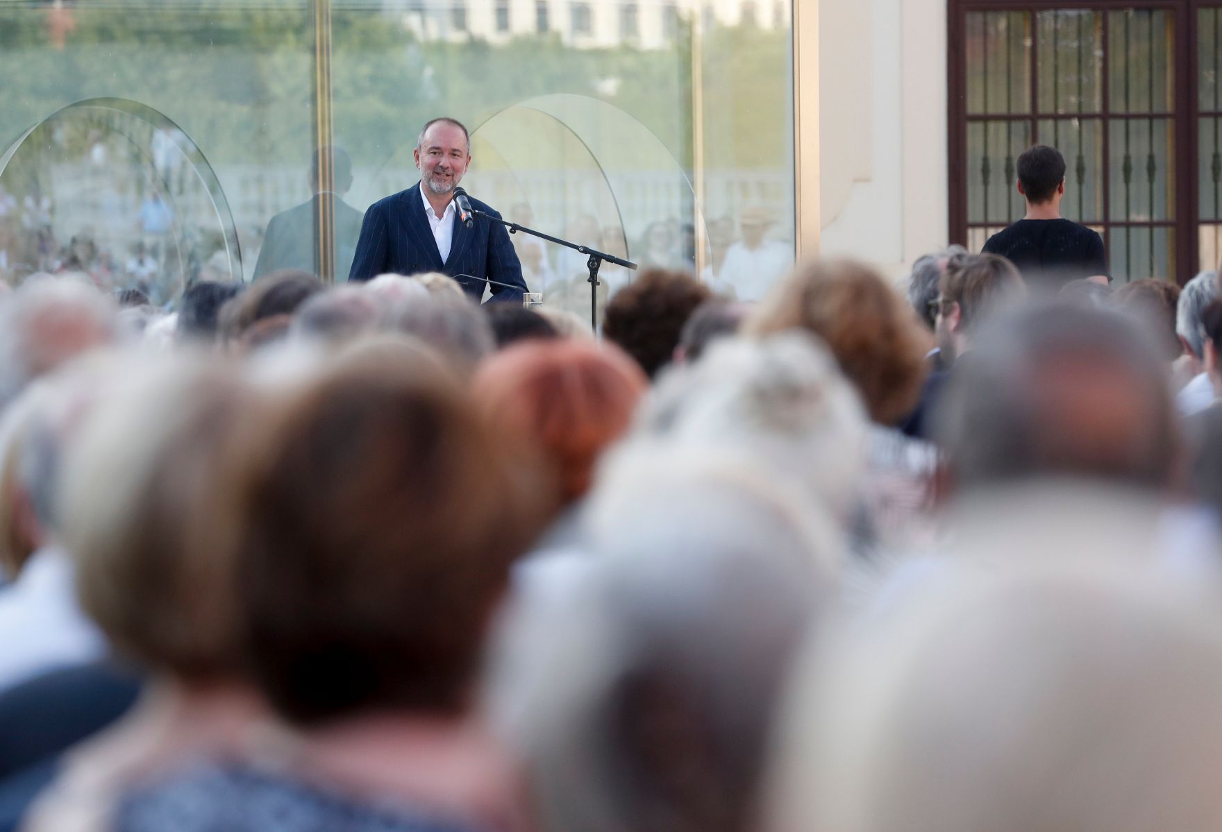 Am 22. Juni 2017 er&ouml;ffnete Kunst- und Kulturminister Thomas Drozda die Gustav Klimt Ausstellung im Belvedere.