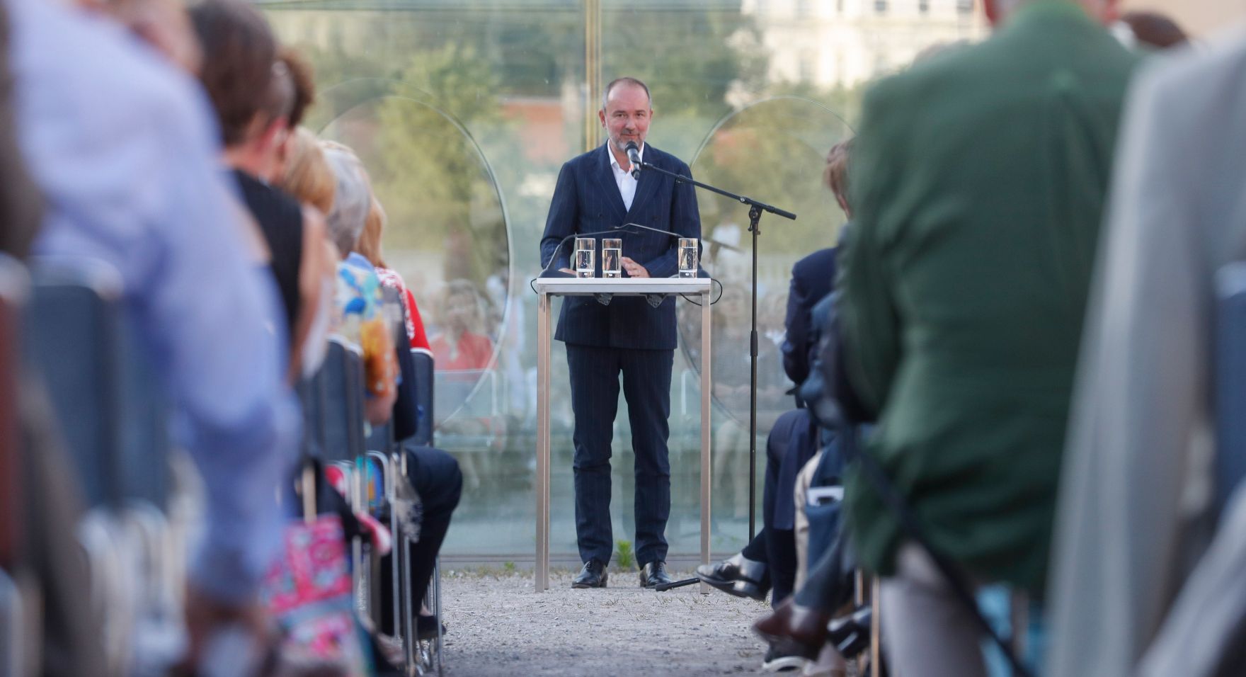 Am 22. Juni 2017 er&ouml;ffnete Kunst- und Kulturminister Thomas Drozda die Gustav Klimt Ausstellung im Belvedere.