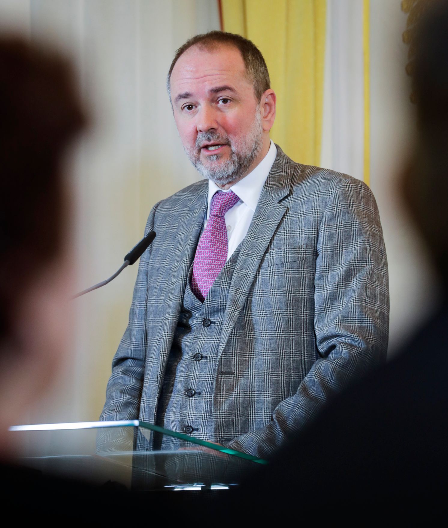 Am 23. Februar 2017 fand im Bundeskanzleramt anl&auml;sslich des 11. Europ&auml;ischen Datenschutztages die Veranstaltung 'Das neue Datenschutzrecht in der Europ&auml;ischen Union' statt. Im Bild Kunst- und Kulturminister Thomas Drozda bei der Begr&uuml;&szlig;ung.