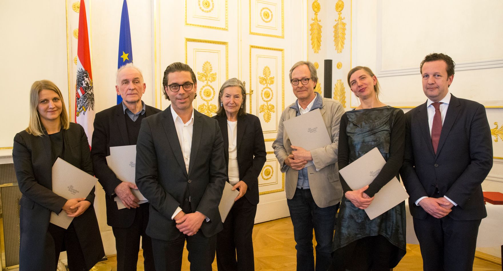 Am 9. M&auml;rz 2017 fand die Staatspreisverleihung f&uuml;r die "Sch&ouml;nsten B&uuml;cher &Ouml;sterreichs" statt.