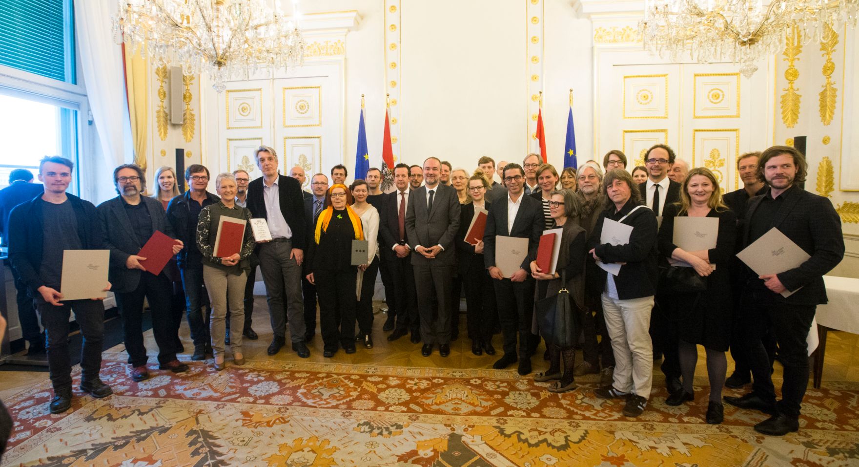 Am 9. M&auml;rz 2017 fand die Staatspreisverleihung f&uuml;r die "Sch&ouml;nsten B&uuml;cher &Ouml;sterreichs" statt.