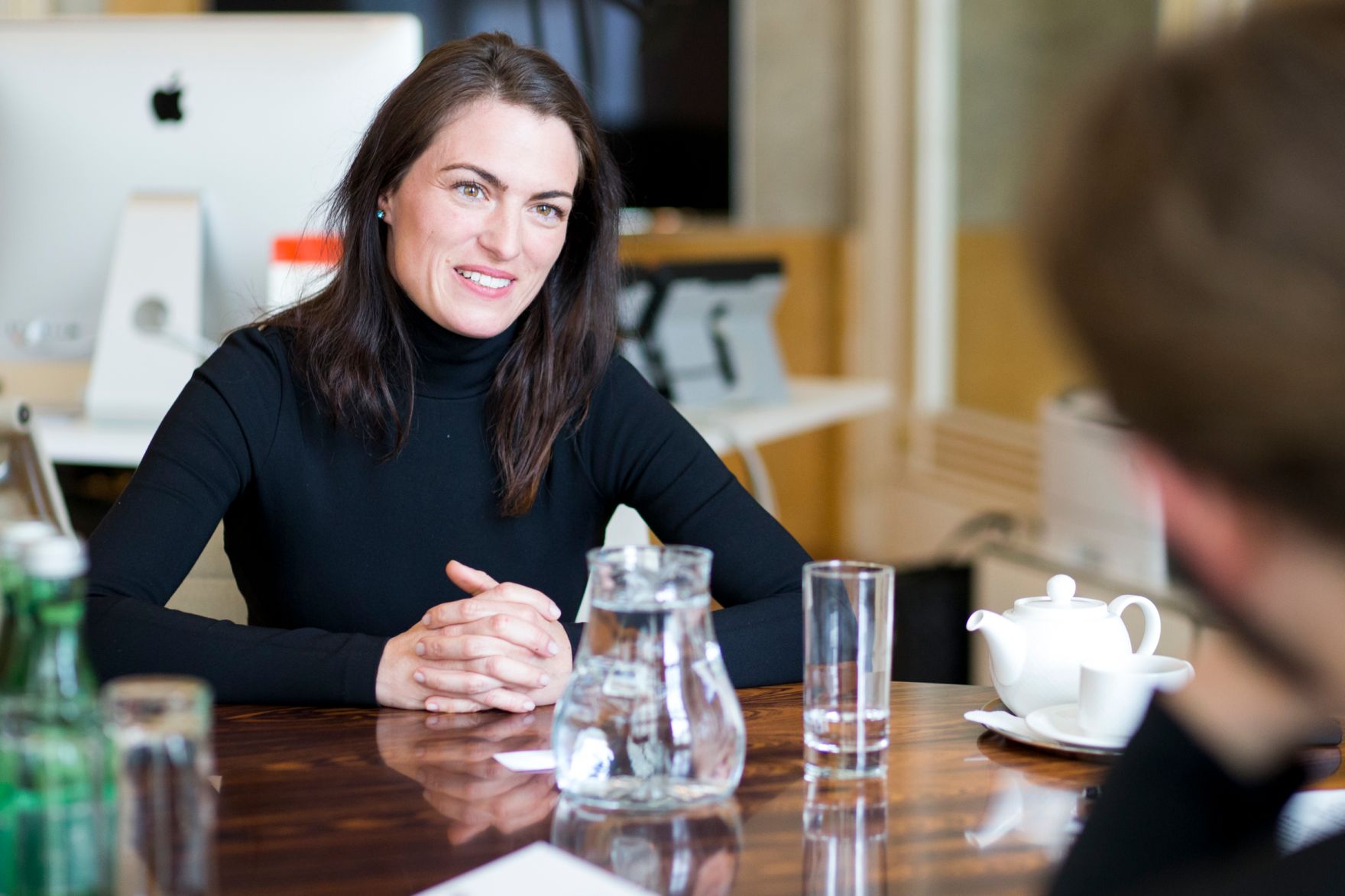 Am 18. April 2017 stellte Kunst- und Kultusminister Thomas Drozda die Kommissarin der Architektur-Biennale Verena Konrad (im Bild), Leiterin des Vorarlberger Architektur Instituts, vor.