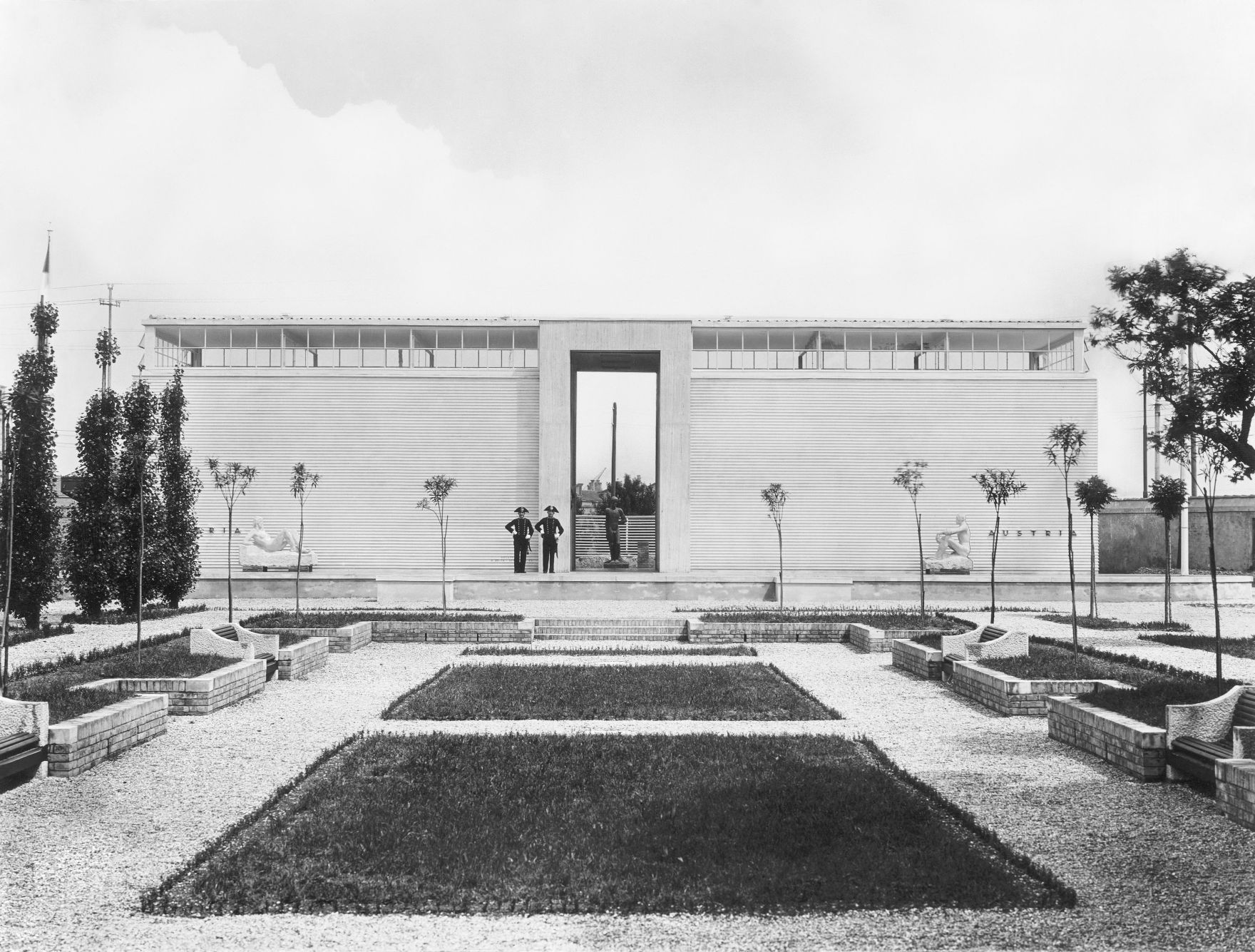 &Ouml;sterreich-Pavillon bei der Biennale Venedig, erbaut von Josef Hoffmann 1934.