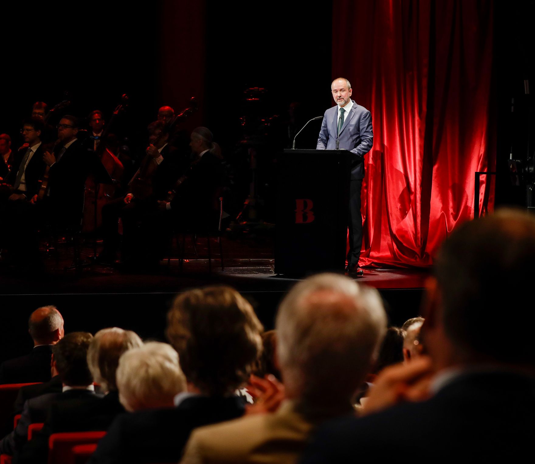 Am 19. Juli 2017 besuchte Kunst- und Kulturminister Thomas Drozda die Er&ouml;ffnung der Bregenzer Festspiele in Vorarlberg. Im Bild bei der Festansprache.