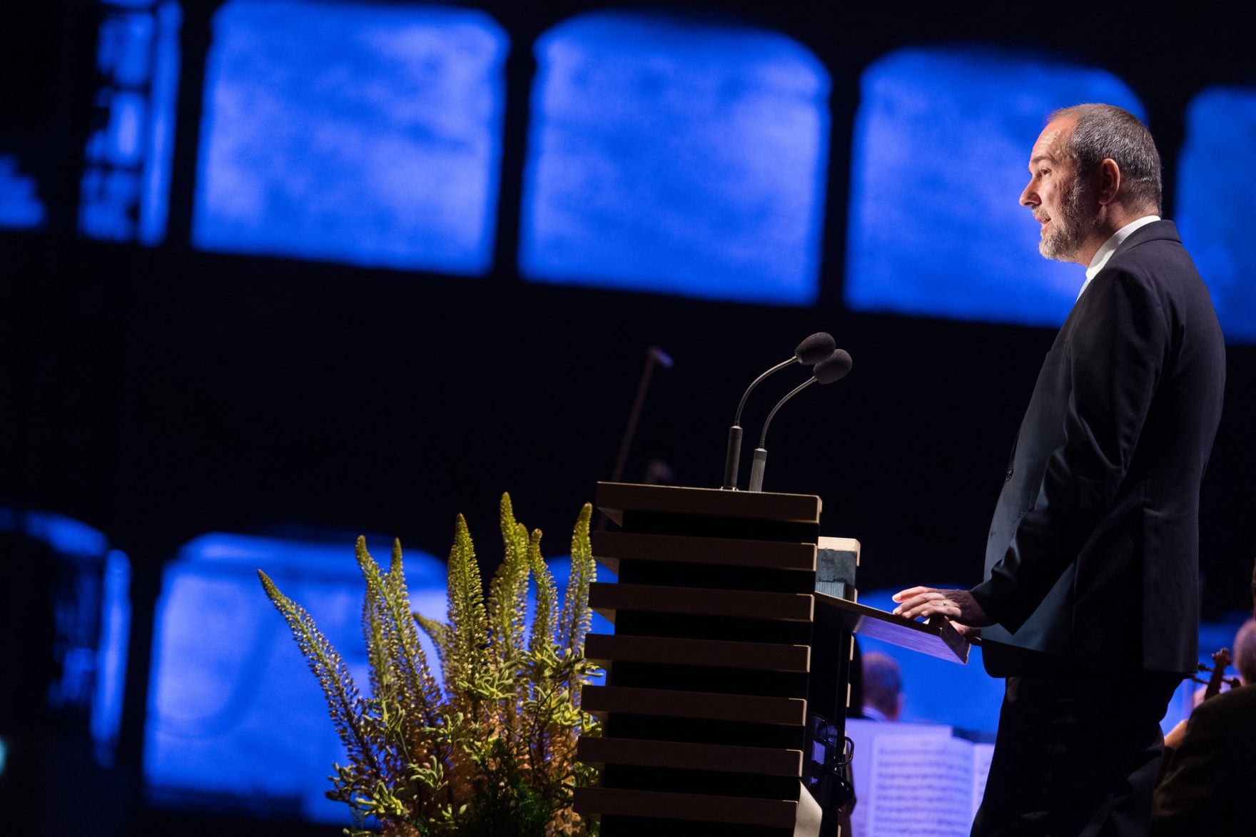 Am 27. Juli 2017 er&ouml;ffnete Kunst- und Kulturminister Thomas Drozda (im Bild) die Salzburger Festspiele in der Felsenreitschule.