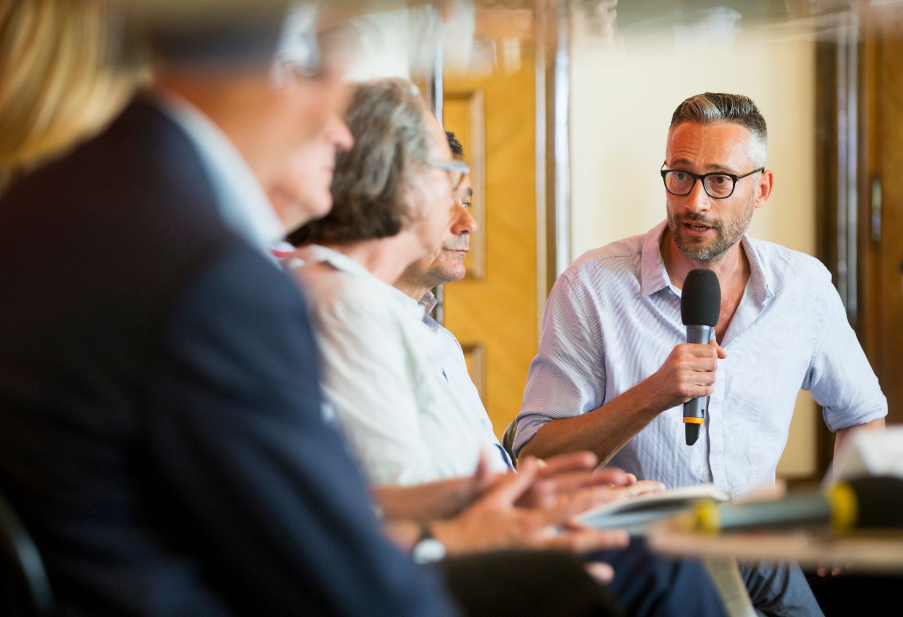 Am 2. August 2017 fand die Diskussionsreihe &bdquo;Open Space&ldquo; mit Bundesminister Thomas Drozda statt.