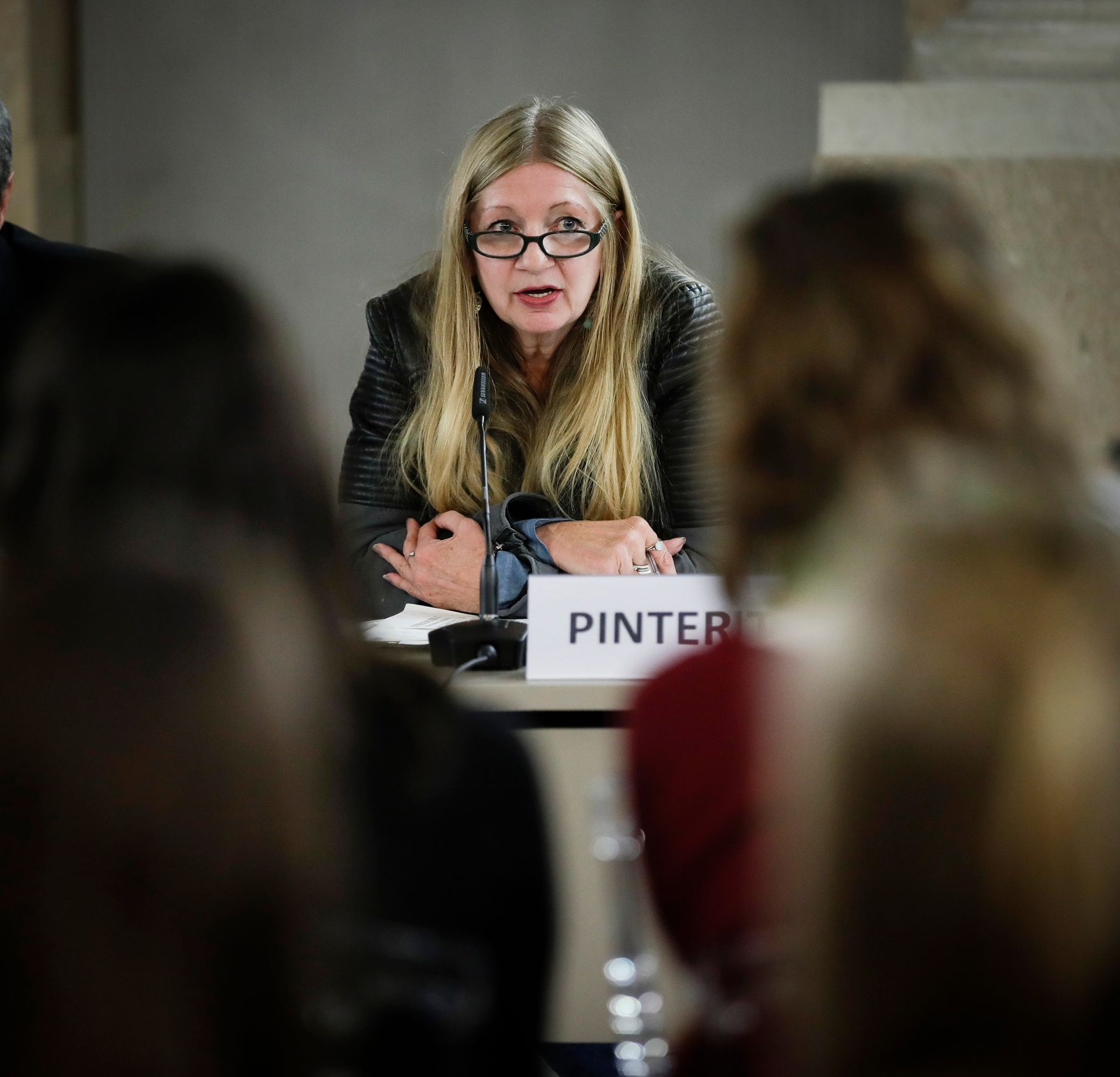 Am 18. September 2017 fand die Veranstaltung "Kinder hinter Gittern?" im Kassensaal des Bundeskanzleramtes statt. Im Bild Monika Pinterits von der Kinder- und Jugendanwaltschaft.