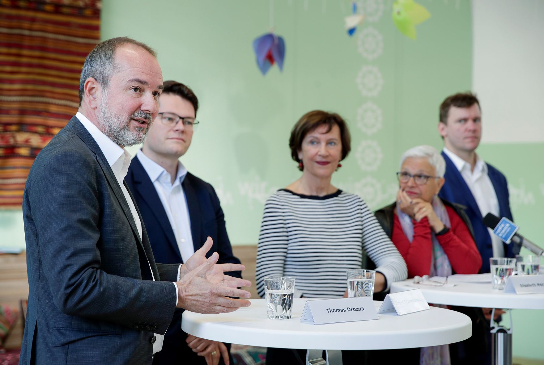 Am 27. September 2017 nahm Kunst- und Kulturminister Thomas Drozda (l.) an einer Pressekonferenz und Besichtigung im Kindermuseum ZOOM teil.