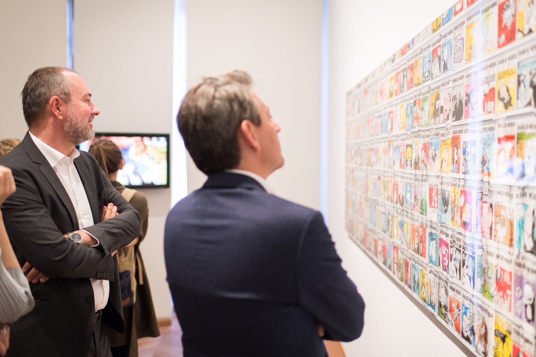 Am 30. September 2017 besuchte Kunst- und Kulturminister Thomas Drozda (l.) das Museum &quot;Maison Europ&eacute;enne de la Photographie&quot; in Paris.