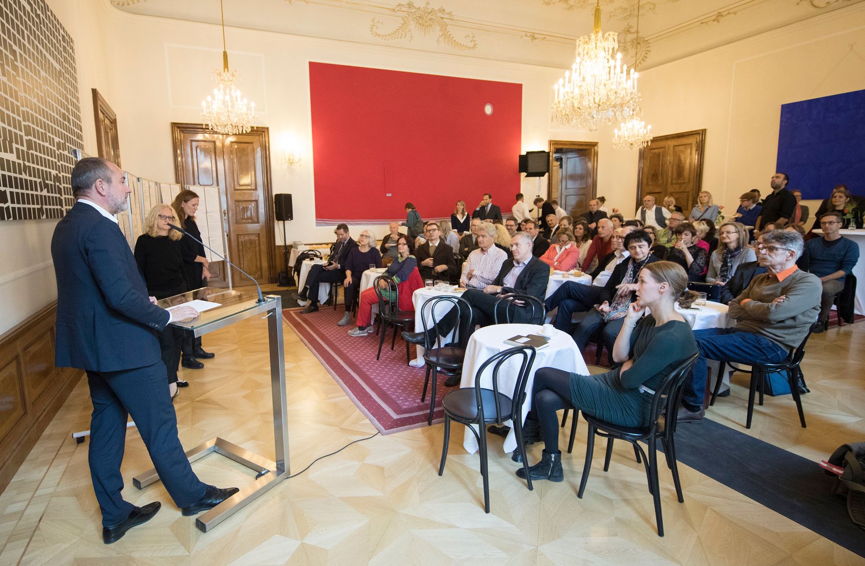 Am 4. Oktober 2017 lud Kunst- und Kulturminister Thomas Drozda zu einem OPEN:SPACE Fr&uuml;hst&uuml;ck ein.