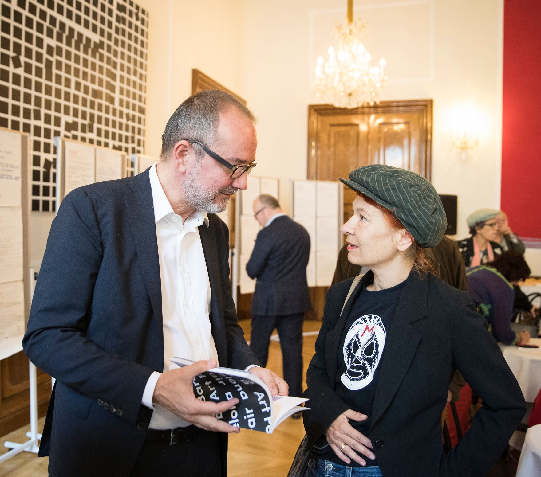 Am 4. Oktober 2017 lud Kunst- und Kulturminister Thomas Drozda (l.) zu einem OPEN:SPACE Fr&uuml;hst&uuml;ck ein.