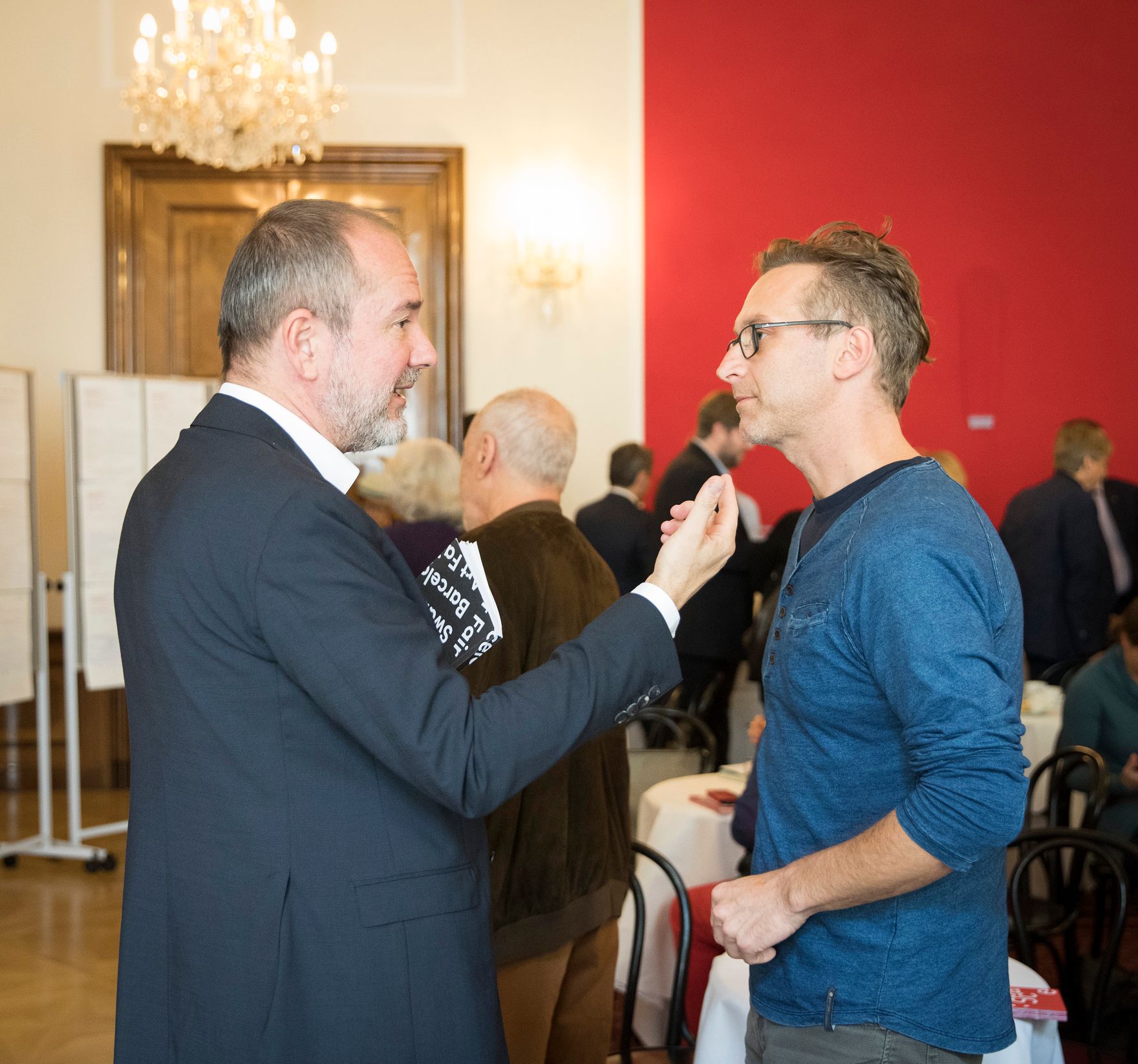 Am 4. Oktober 2017 lud Kunst- und Kulturminister Thomas Drozda (l.) zu einem OPEN:SPACE Fr&uuml;hst&uuml;ck ein.