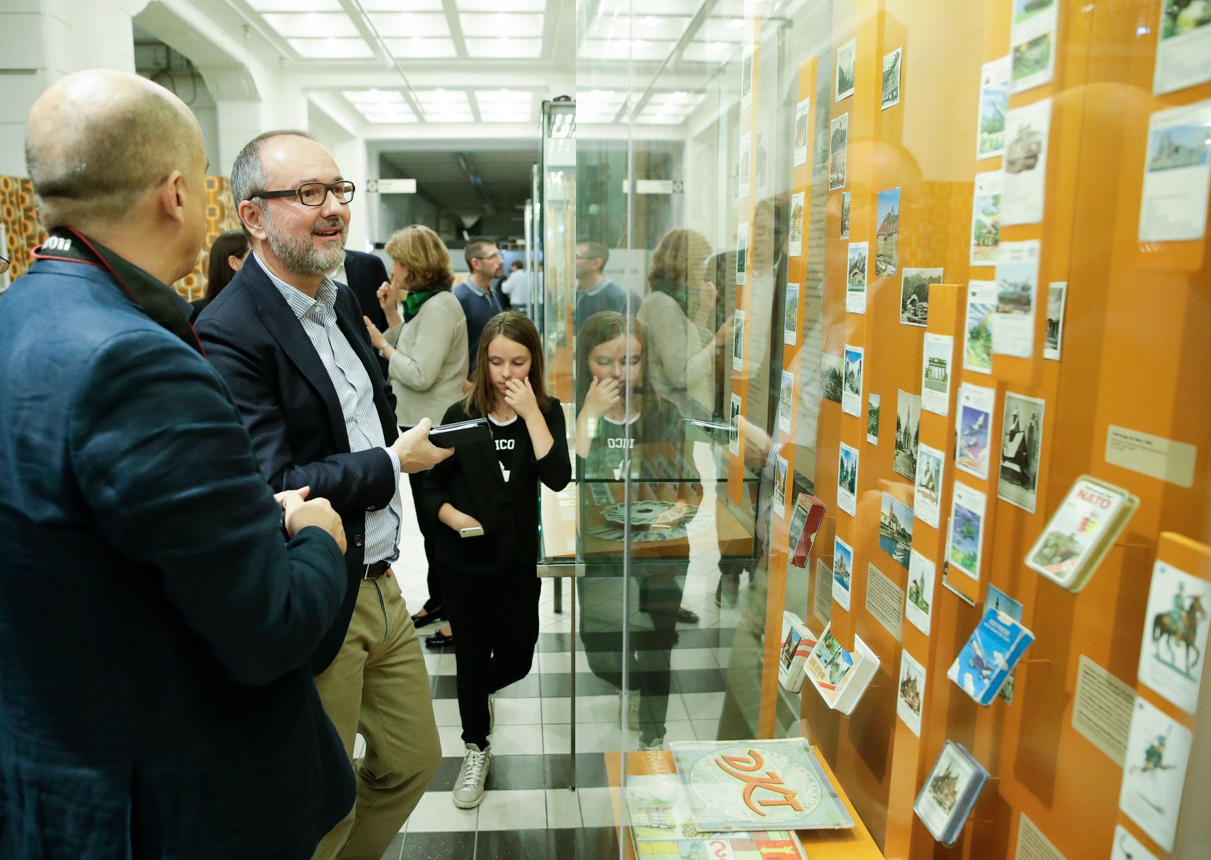 Am 7. Oktober 2017 fand die Langen Nacht der Museen statt. Im Bild Kunst- und Kulturminister Thomas Drozda (m.) im Technischen Museum.