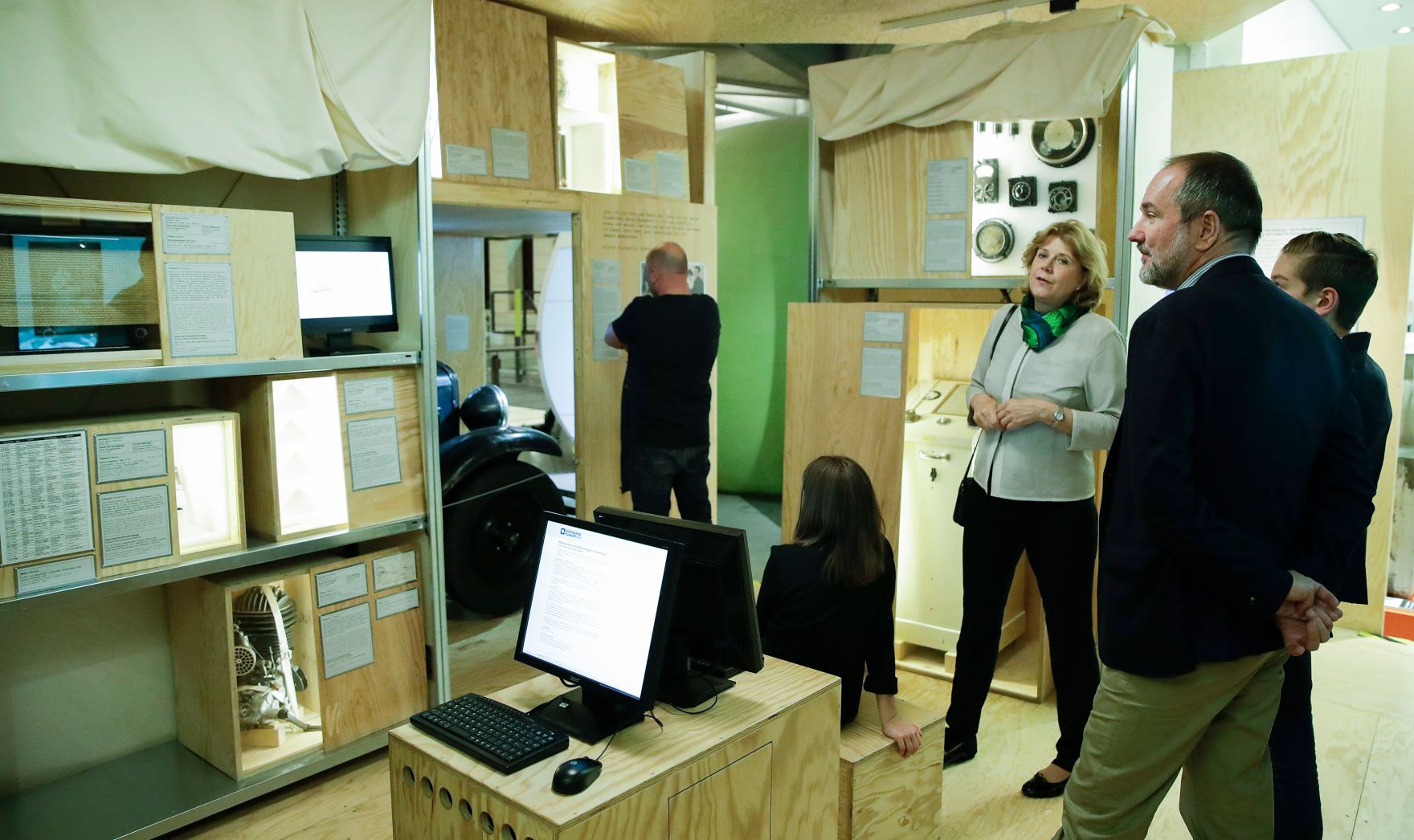 Am 7. Oktober 2017 fand die Langen Nacht der Museen statt. Im Bild Kunst- und Kulturminister Thomas Drozda (r.) im Technischen Museum.