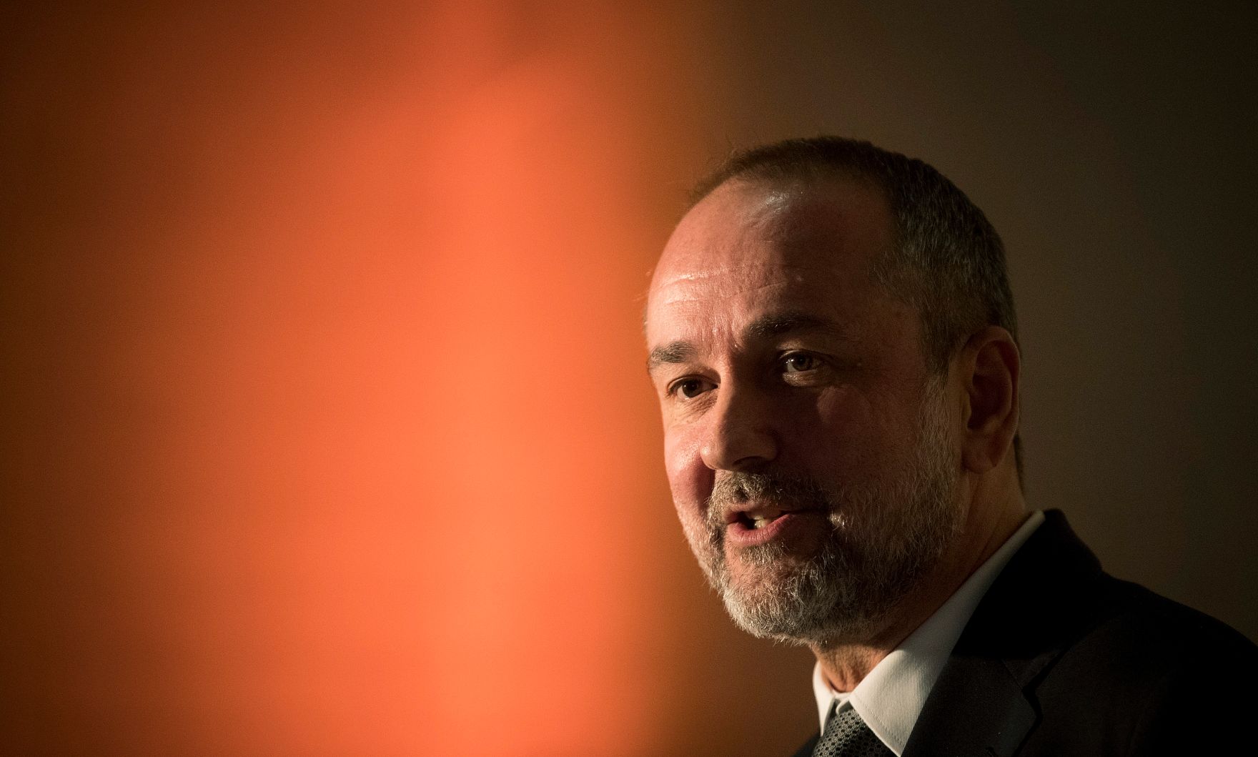 Am 12. Oktober 2017 fand die Ausstellungser&ouml;ffnung &quot;Ferdinand Hodler&quot; im Leopold Museum statt. Im Bild Kunst- und Kulturminister Thomas Drozda bei der Festansprache.