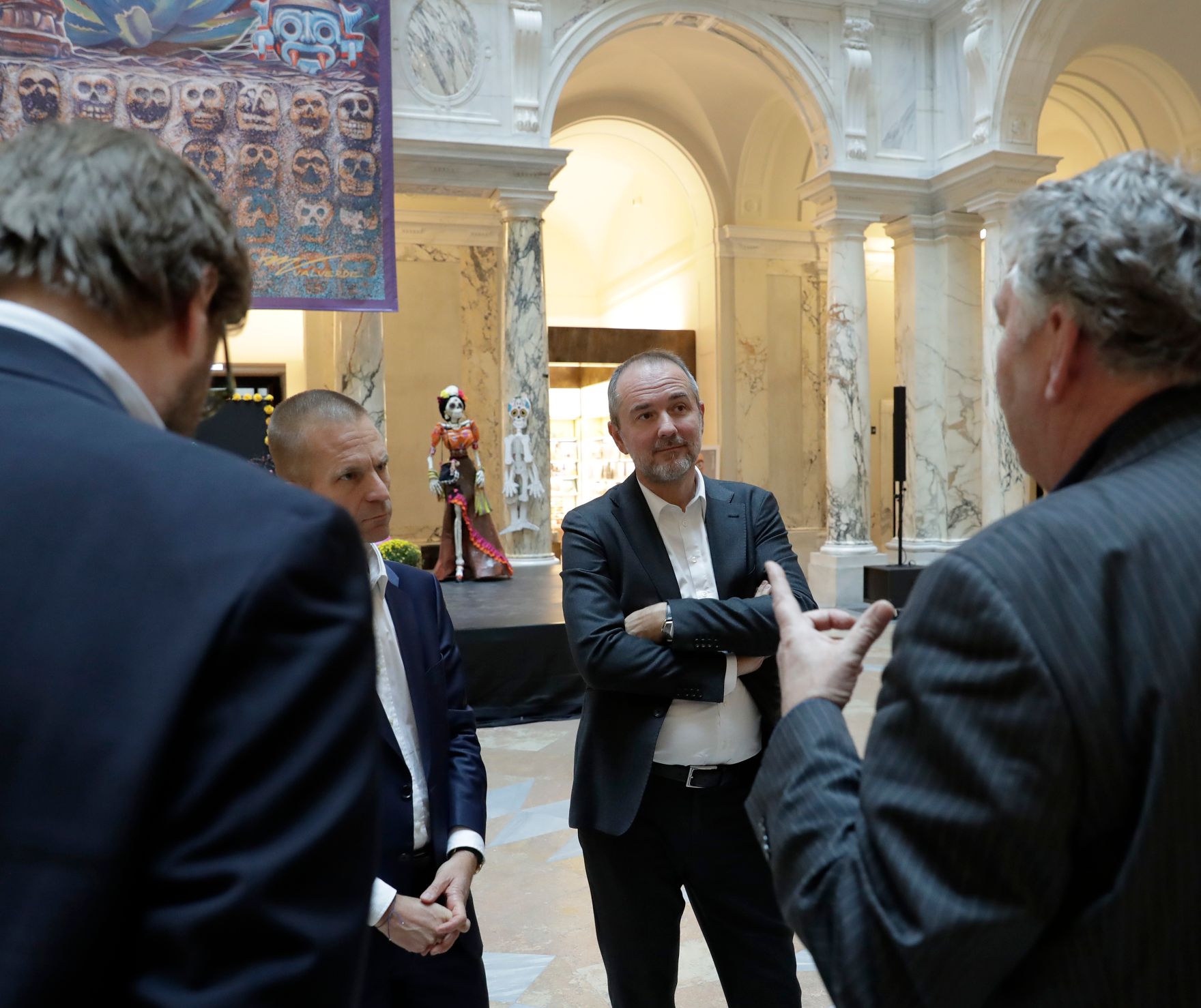 Am 3. November 2017 besuchte Kunst- und Kulturminister Thomas Drozda (im Bild) das Weltmuseum Wien.