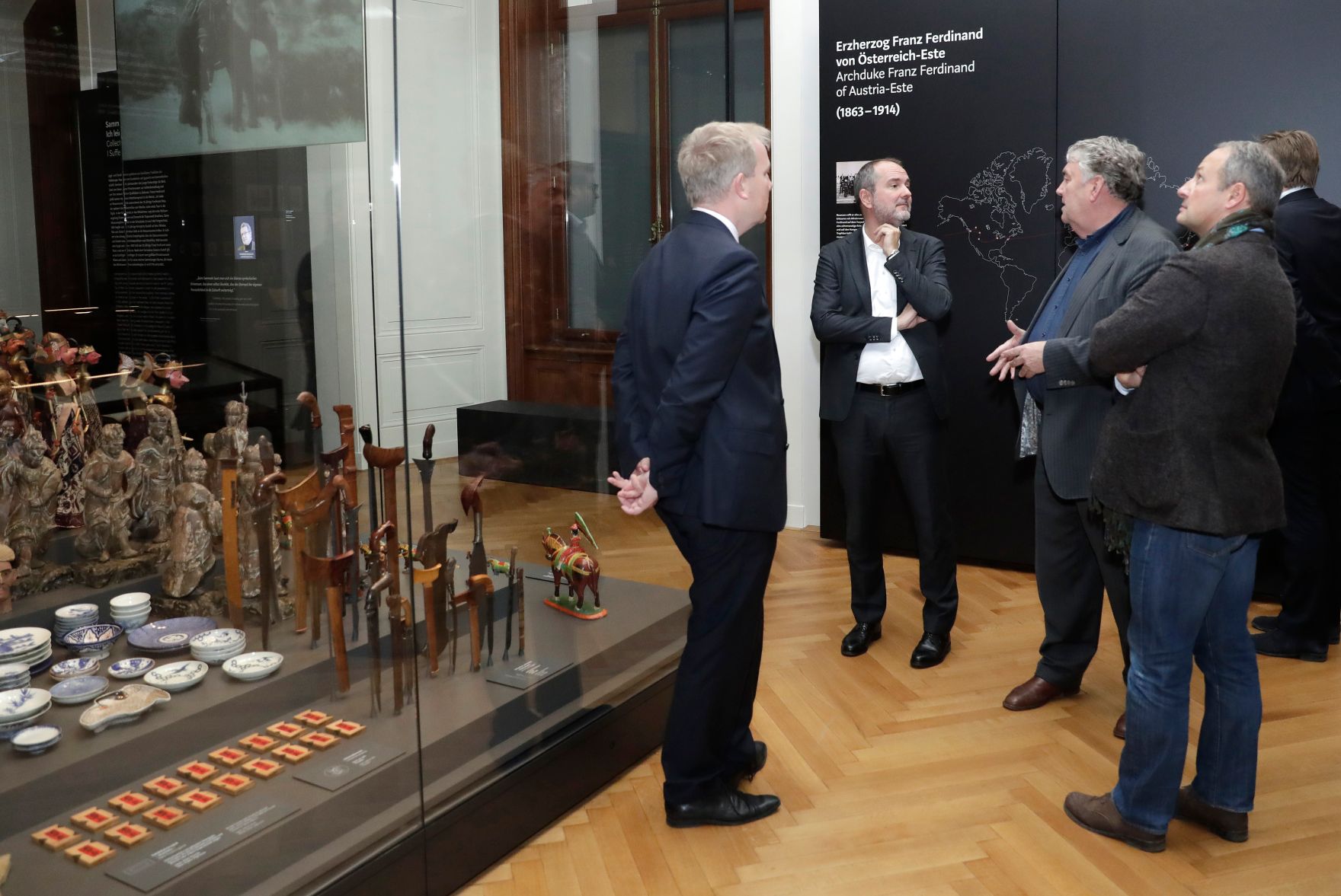 Am 3. November 2017 besuchte Kunst- und Kulturminister Thomas Drozda (im Bild) das Weltmuseum Wien.