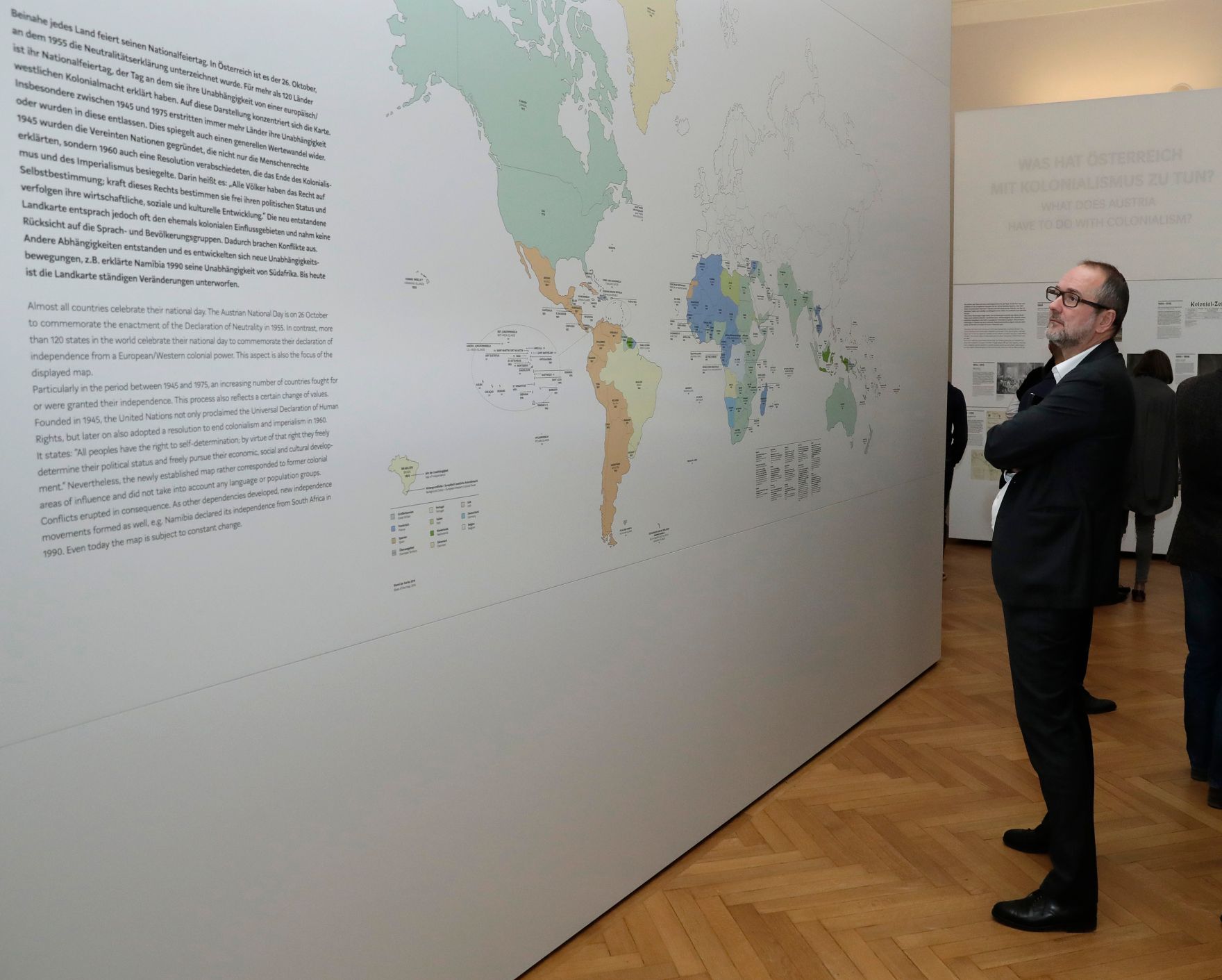 Am 3. November 2017 besuchte Kunst- und Kulturminister Thomas Drozda (im Bild) das Weltmuseum Wien.