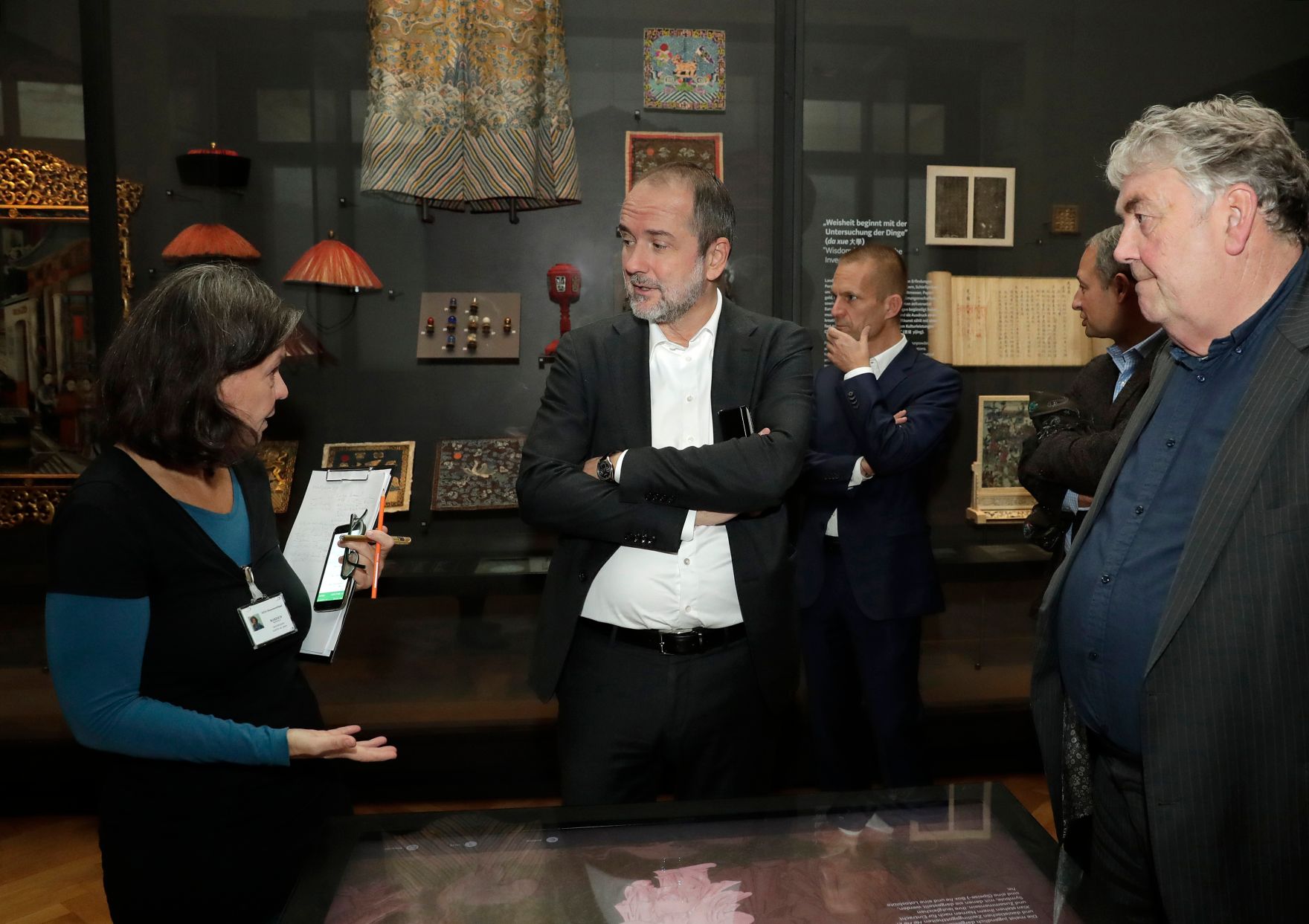 Am 3. November 2017 besuchte Kunst- und Kulturminister Thomas Drozda (im Bild) das Weltmuseum Wien.