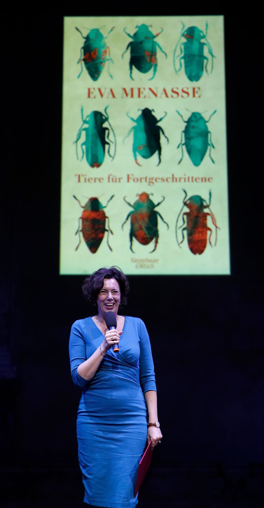 Am 7. November 2017 verlieh Kunst- und Kulturminister Thomas Drozda den &quot;&Ouml;sterreichischen Buchpreis 2017&quot;. Im Bild die Gewinnerin des &Ouml;sterreichischen Buchpreises Eva Menasse.