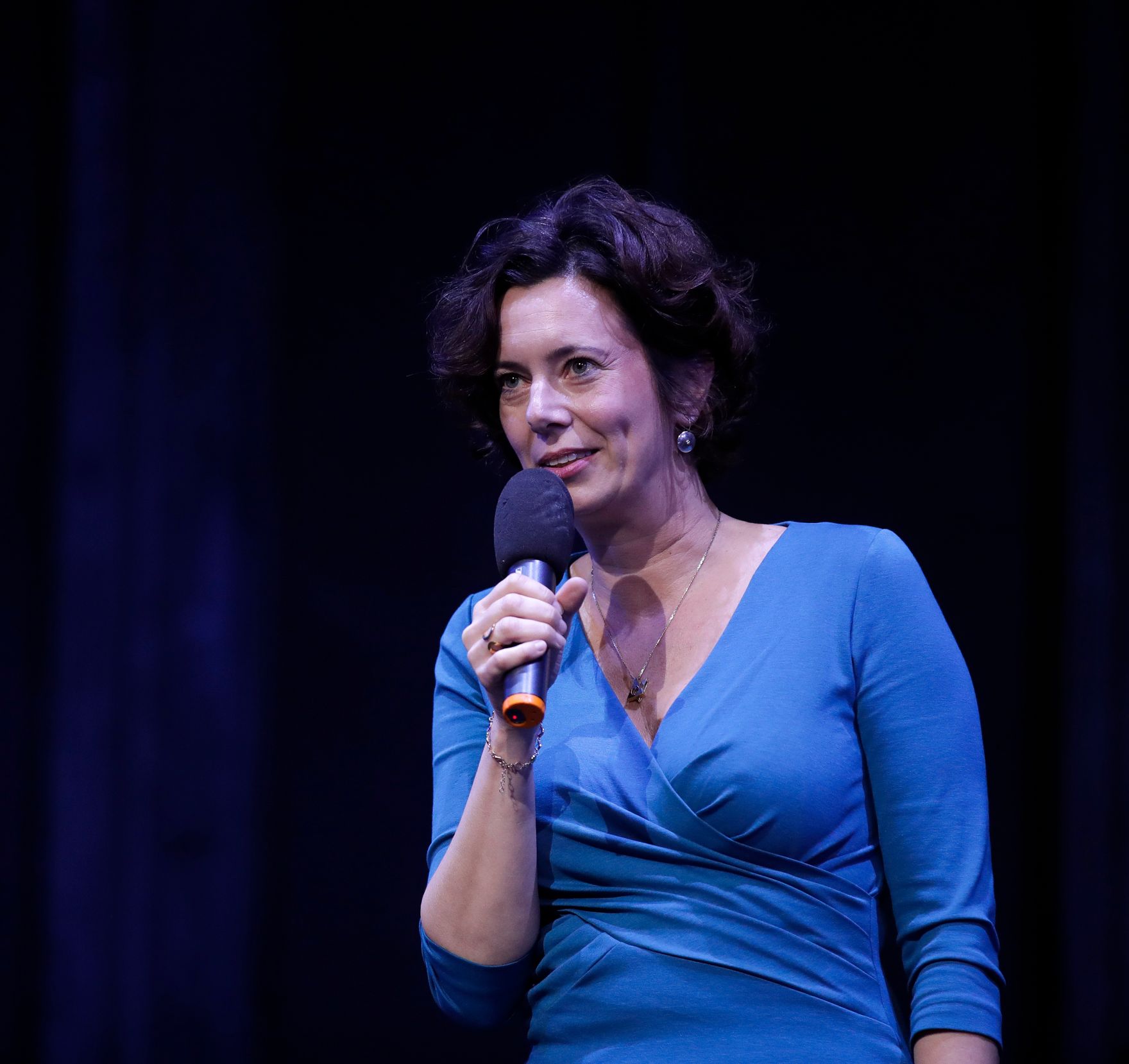 Am 7. November 2017 verlieh Kunst- und Kulturminister Thomas Drozda den &quot;&Ouml;sterreichischen Buchpreis 2017&quot;. Im Bild die Gewinnerin des &Ouml;sterreichischen Buchpreises Eva Menasse.