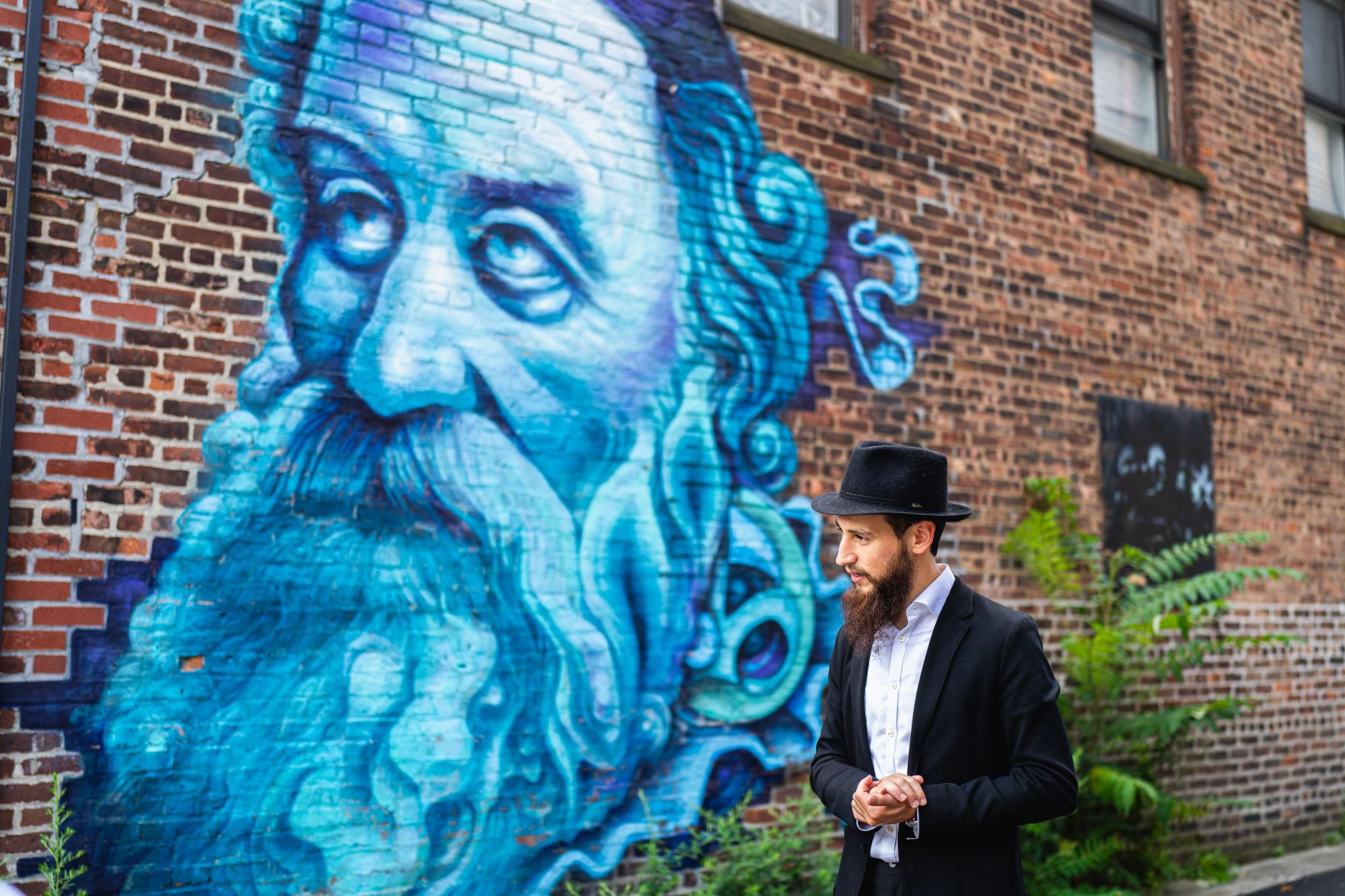 Am 16. Juli 2024 reiste Bundesministerin Karoline Edtstadler zu einem mehrt&auml;gigen Arbeitsbesuch nach New York. Im Bild bei der Hassidic Walking Tour.