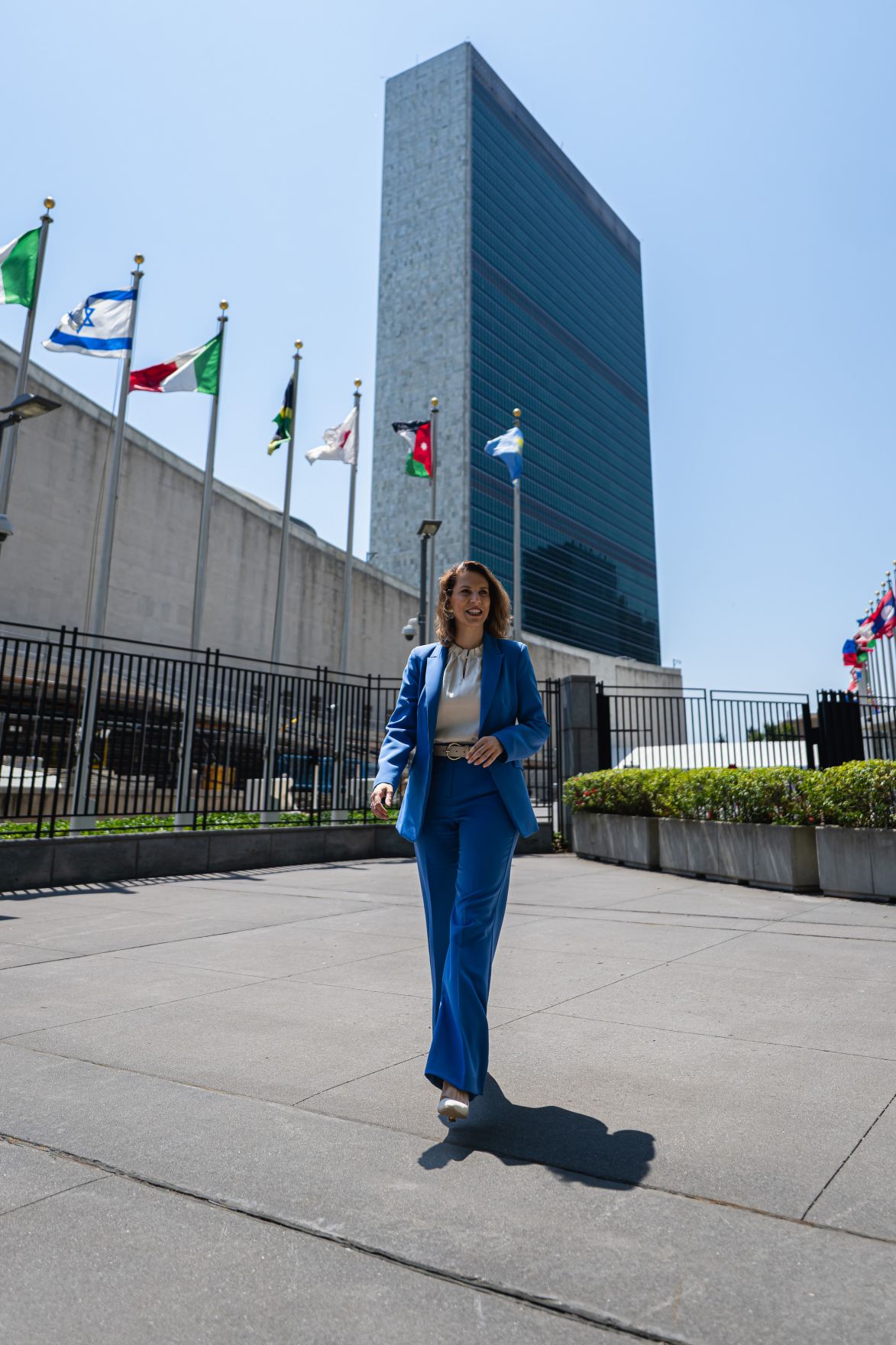 Am 16. Juli 2024 reiste Bundesministerin Karoline Edtstadler (im Bild) zu einem mehrt&auml;gigen Arbeitsbesuch nach New York.