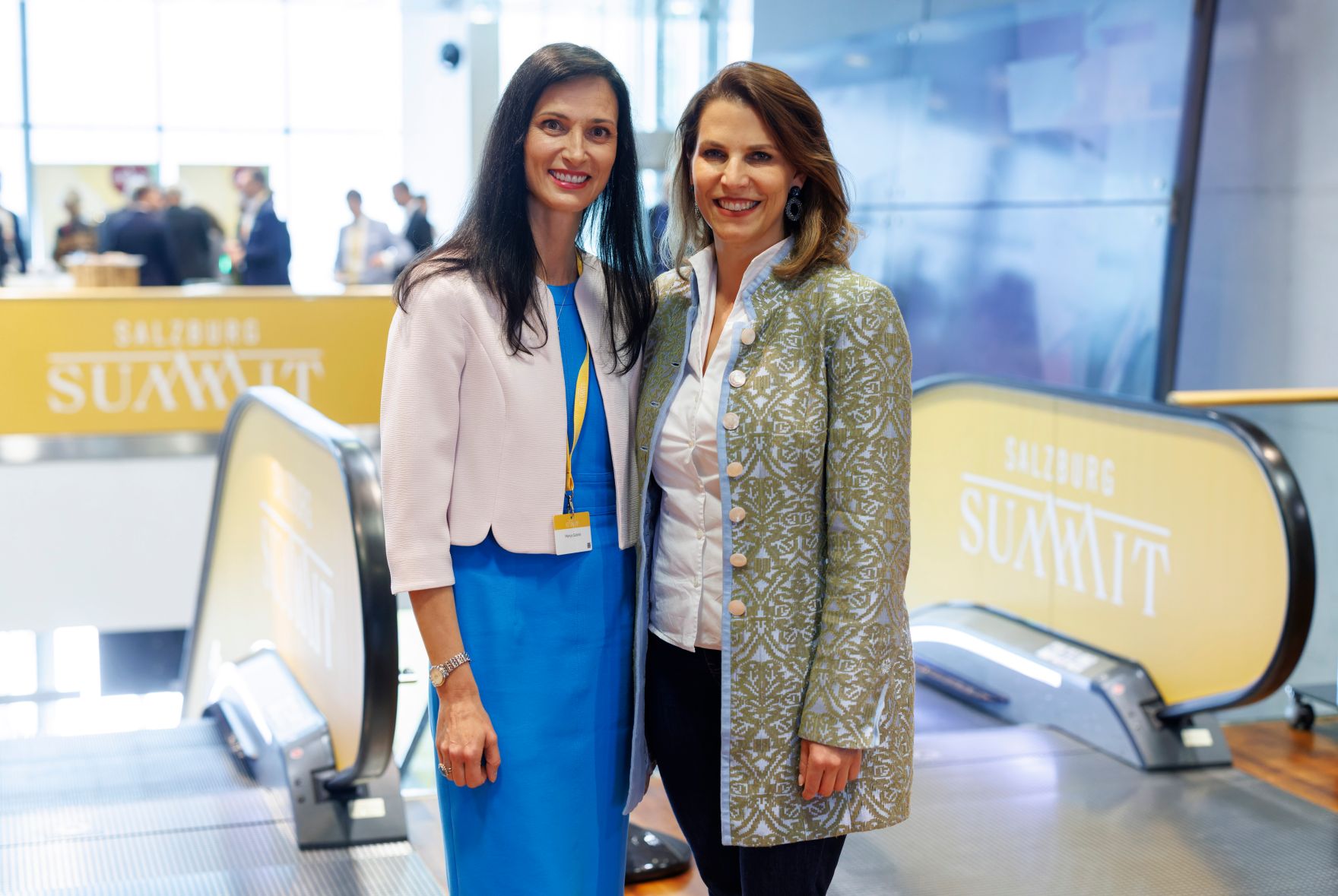 Am 25. Juli 2024 nahm Bundesministerin Karoline Edtstadler (r.) am Salzburg Summit teil.