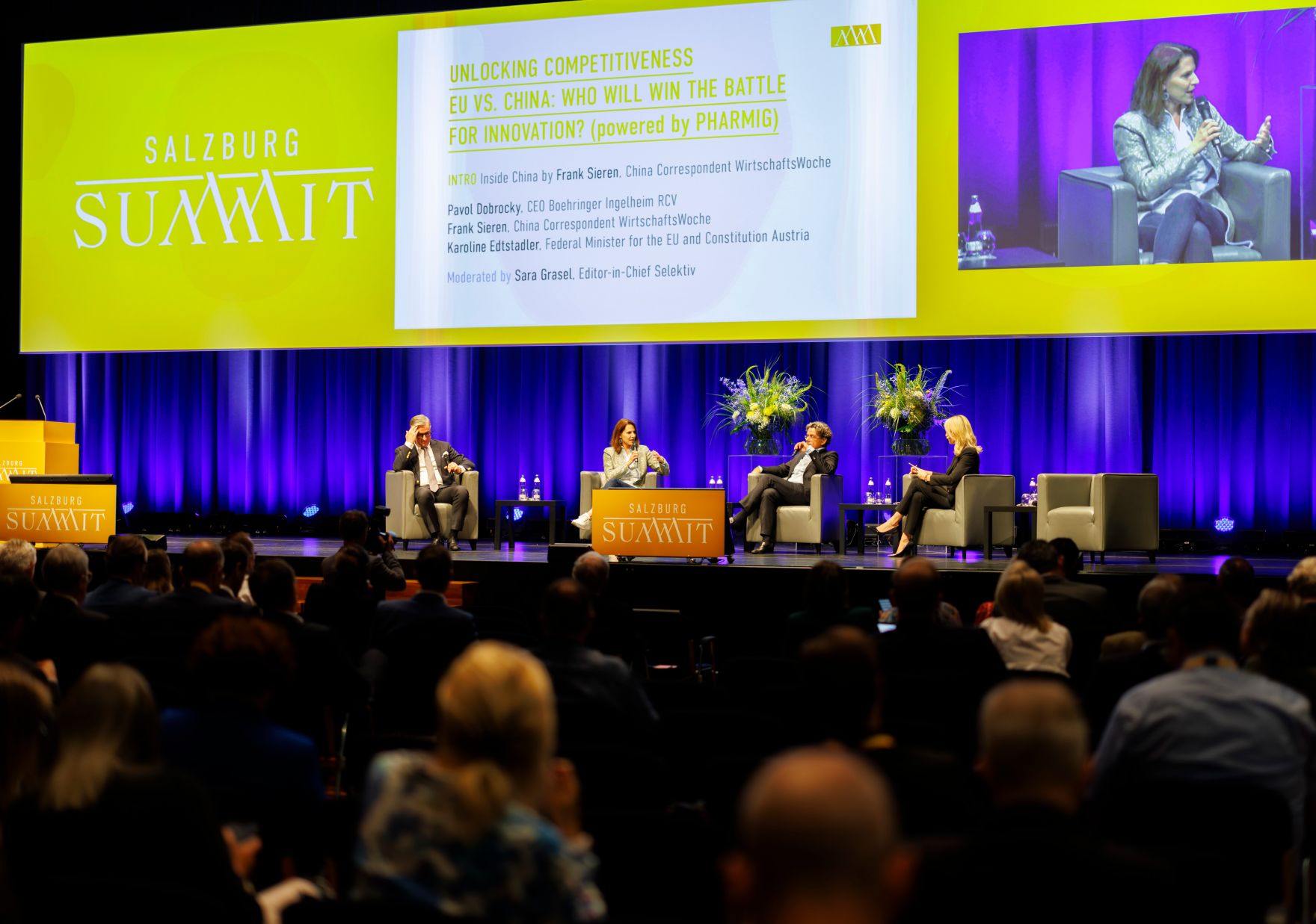 Am 25. Juli 2024 nahm Bundesministerin Karoline Edtstadler am Salzburg Summit teil.