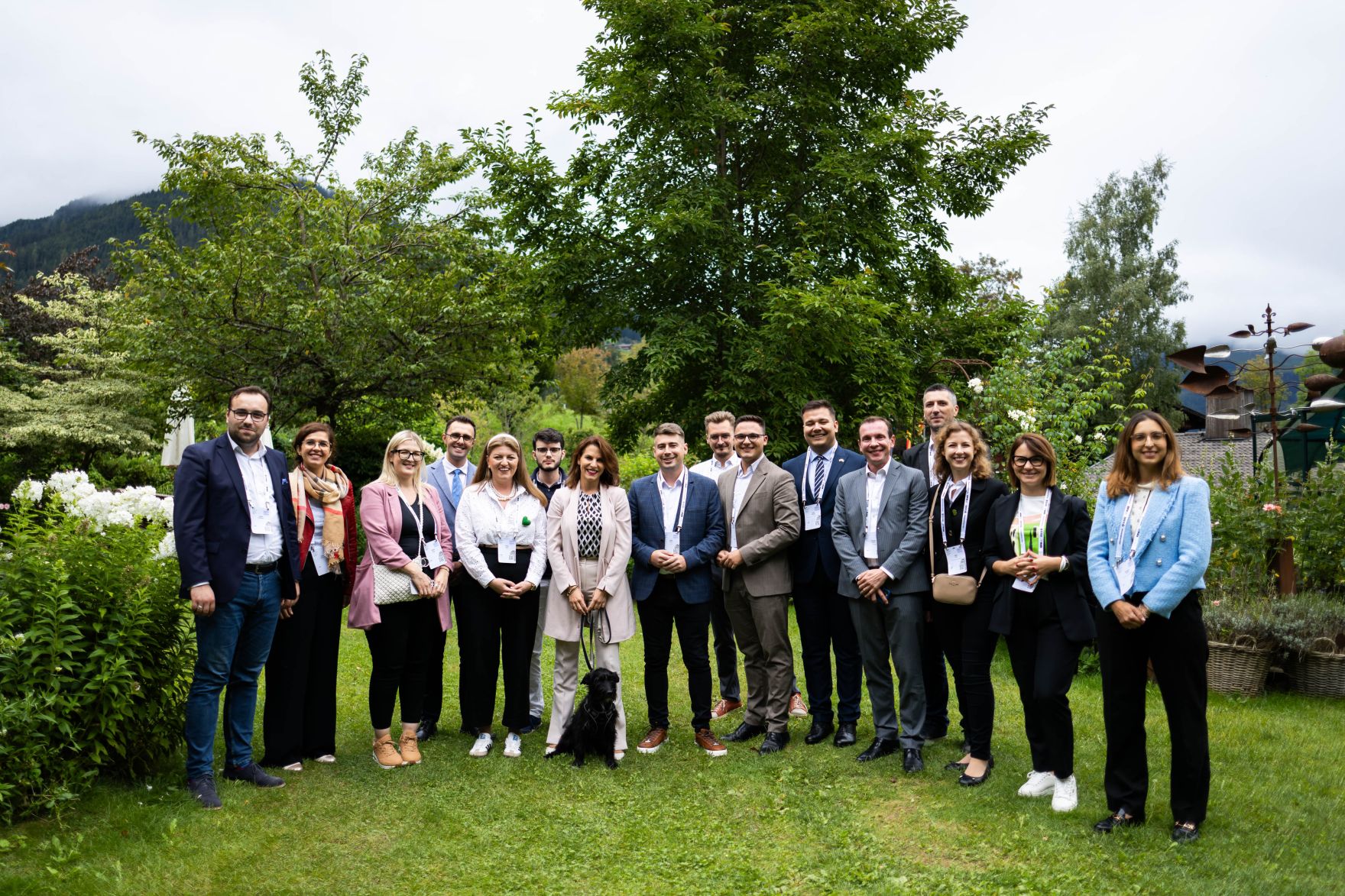 Am 26. August 2024 nahm Bundesministerin Karoline Edtstadler (m.l.) an dem mehrt&auml;gigen &bdquo;European Forum Alpbach 2024&ldquo; teil.