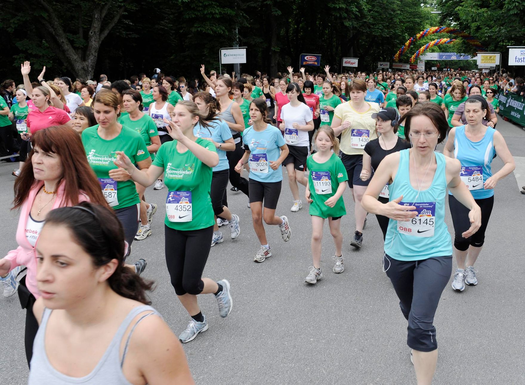 &Ouml;sterreichischer Frauenlauf 2009 im Wiener Prater.