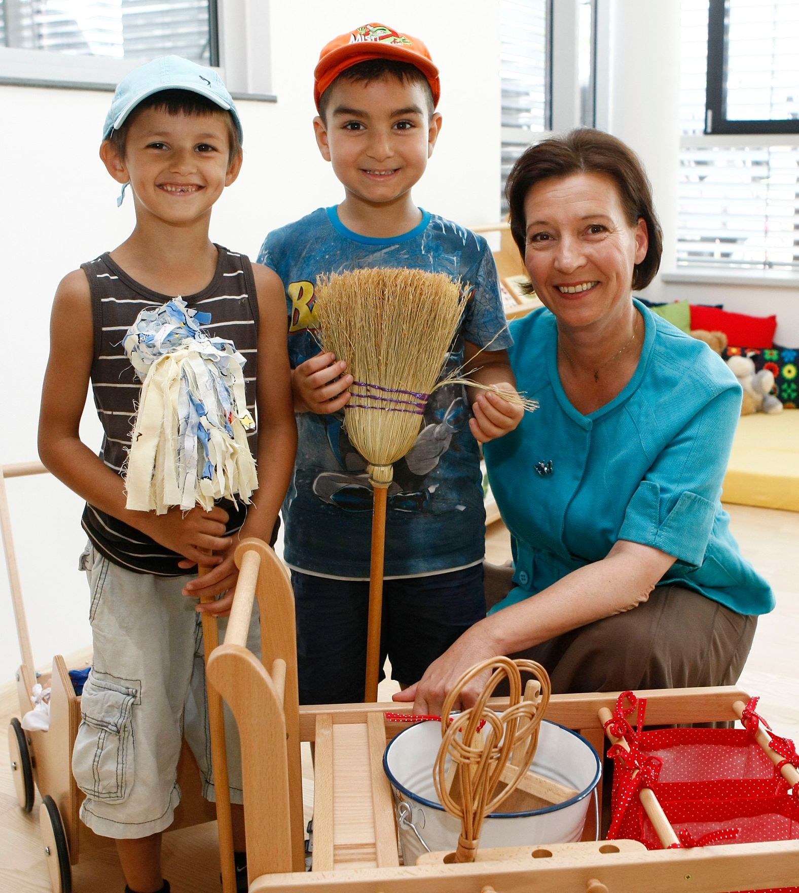Bundesministerin f&uuml;r Frauenangelegenheiten und &Ouml;ffentlichen Dienst Gabriele Heinisch-Hosek bei der Pressekonferenz zum Thema &quot;Finanzierung der Kinderbetreuung fortsetzen - konkrete Vorschl&auml;ge zur Umsetzung&quot;.