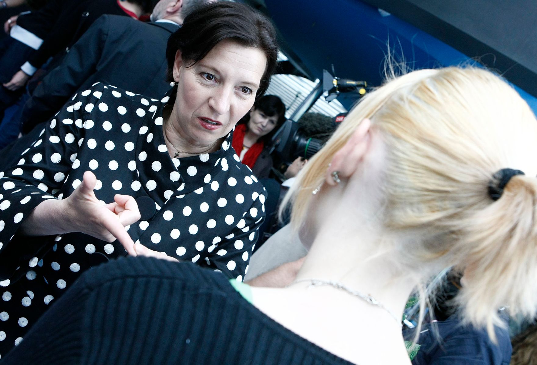 Bundesministerin Heinisch-Hosek bei der Veranstaltung "Finde deinen eigenen Weg - 1. Girl Event in Graz".