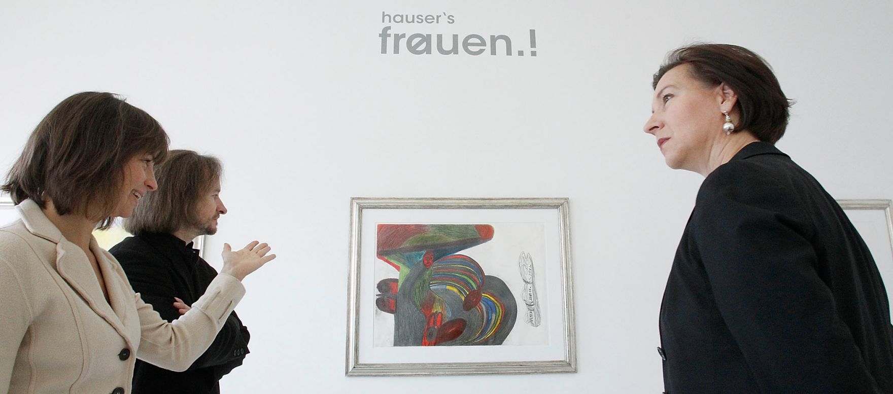 Am 23. September 2010 besuchte Frauenministerin Gabriele Heinisch-Hosek das Art Brut Museum in Maria Gugging.