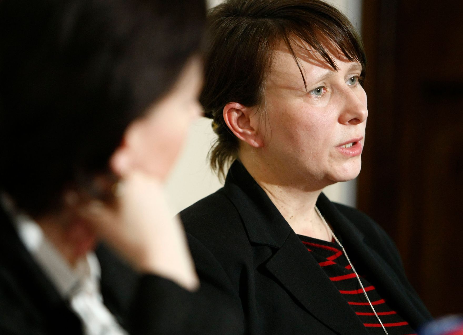 Am 30. M&auml;rz 2010 pr&auml;sentierte Frauenministerin Gabriele Heinisch-Hosek gemeinsam mit einer der Studienautorinnen von L&amp;R Sozialforschung, Claudia Sorger (im Bild) die neue Studie "Qualit&auml;t von Teilzeitbesch&auml;ftigung".