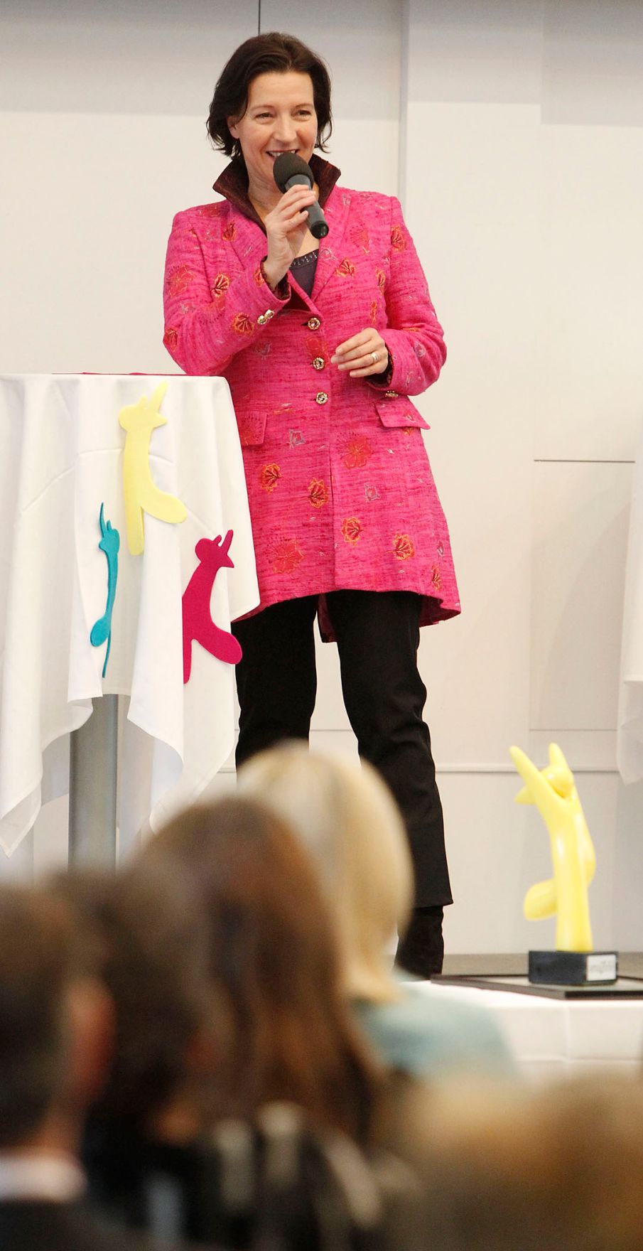 Frauenministerin Gabriele Heinisch-Hosek bei der Verleihung AmaZone-Award.