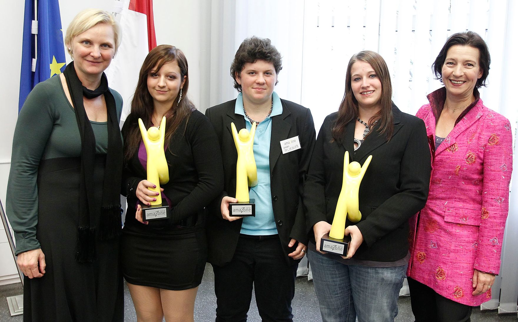 Frauenministerin Gabriele Heinisch-Hosek bei der Verleihung AmaZone-Award.