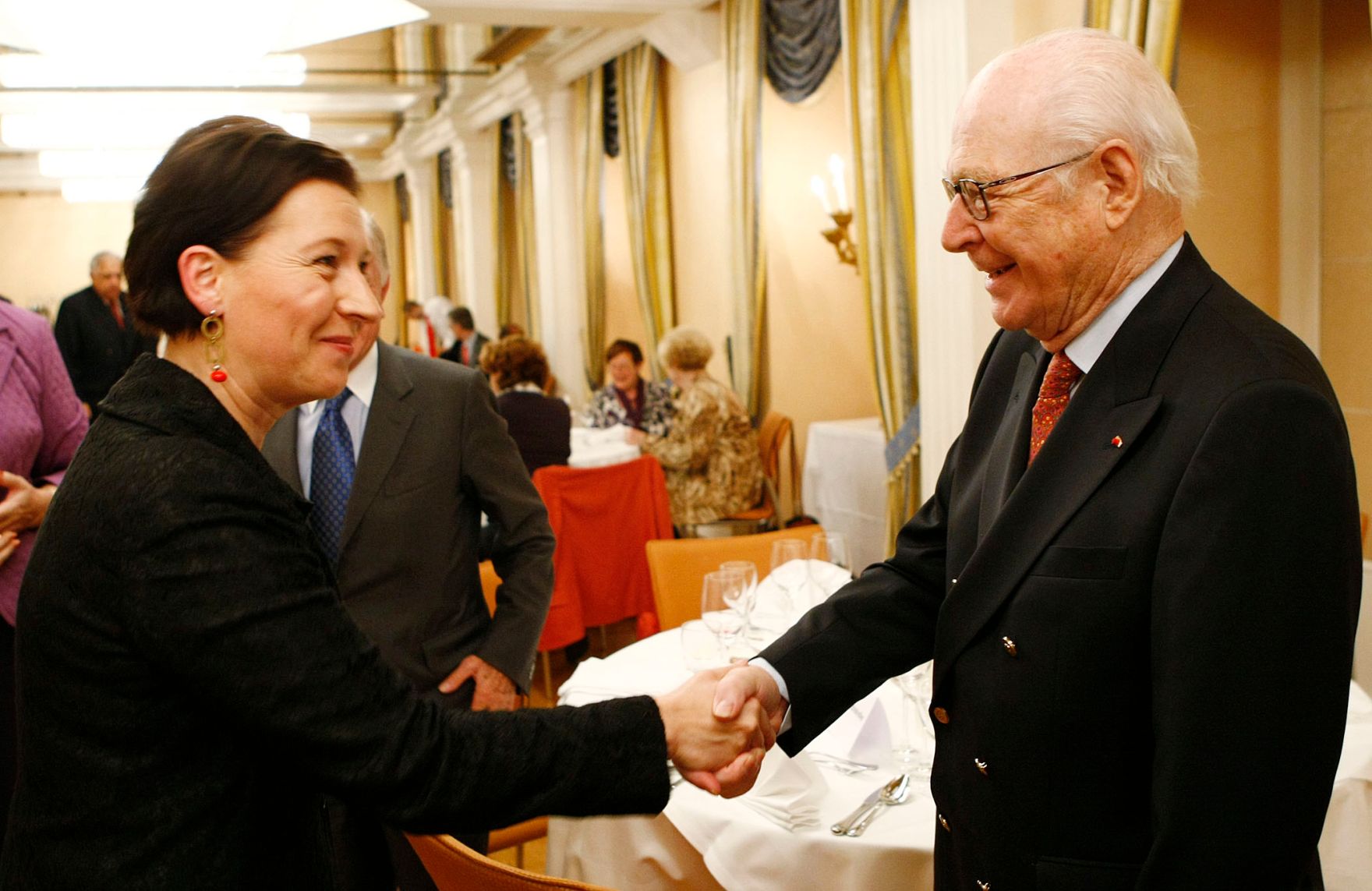 Frauenministerin Gabriele Heinisch-Hosek beim Vortrag und Diskussionsrunde zum Thema &quot;&Ouml;sterreich und die UN-Frauenrechtskonvention&quot;.