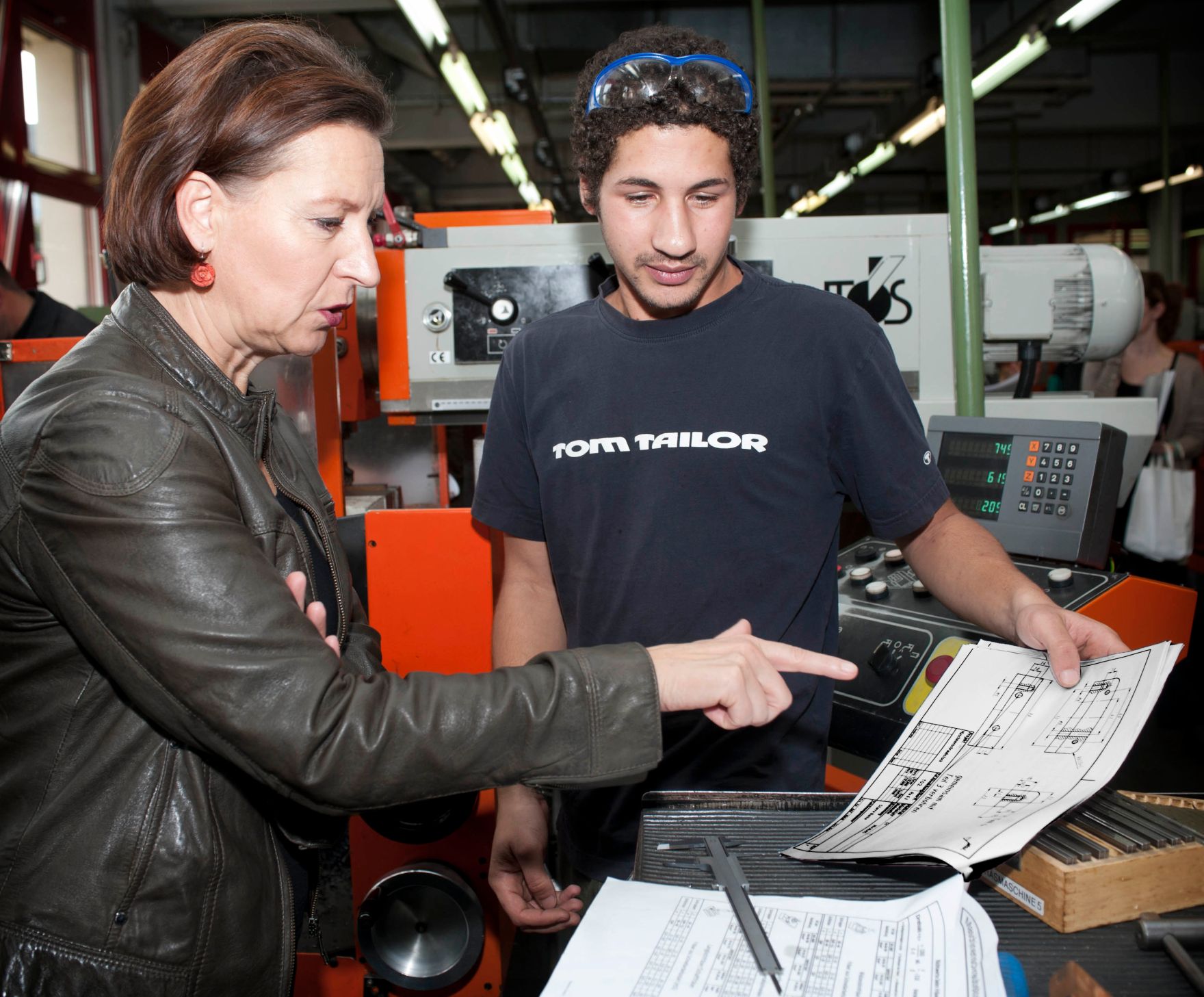 Am 11. Oktober 2011 besuchte Frauenministerin Gabriele Heinisch-Hosek das BFI Wien.