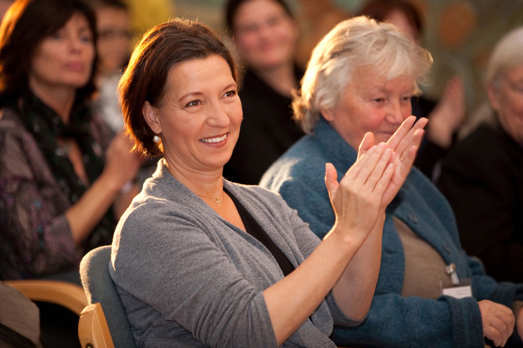 Am 7. Oktober 2011 er&ouml;ffnete Frauenministerin Gabriele Heinisch-Hosek die Frauenenquete ARBEIT.NEU.DENKEN im Schloss Laudon.