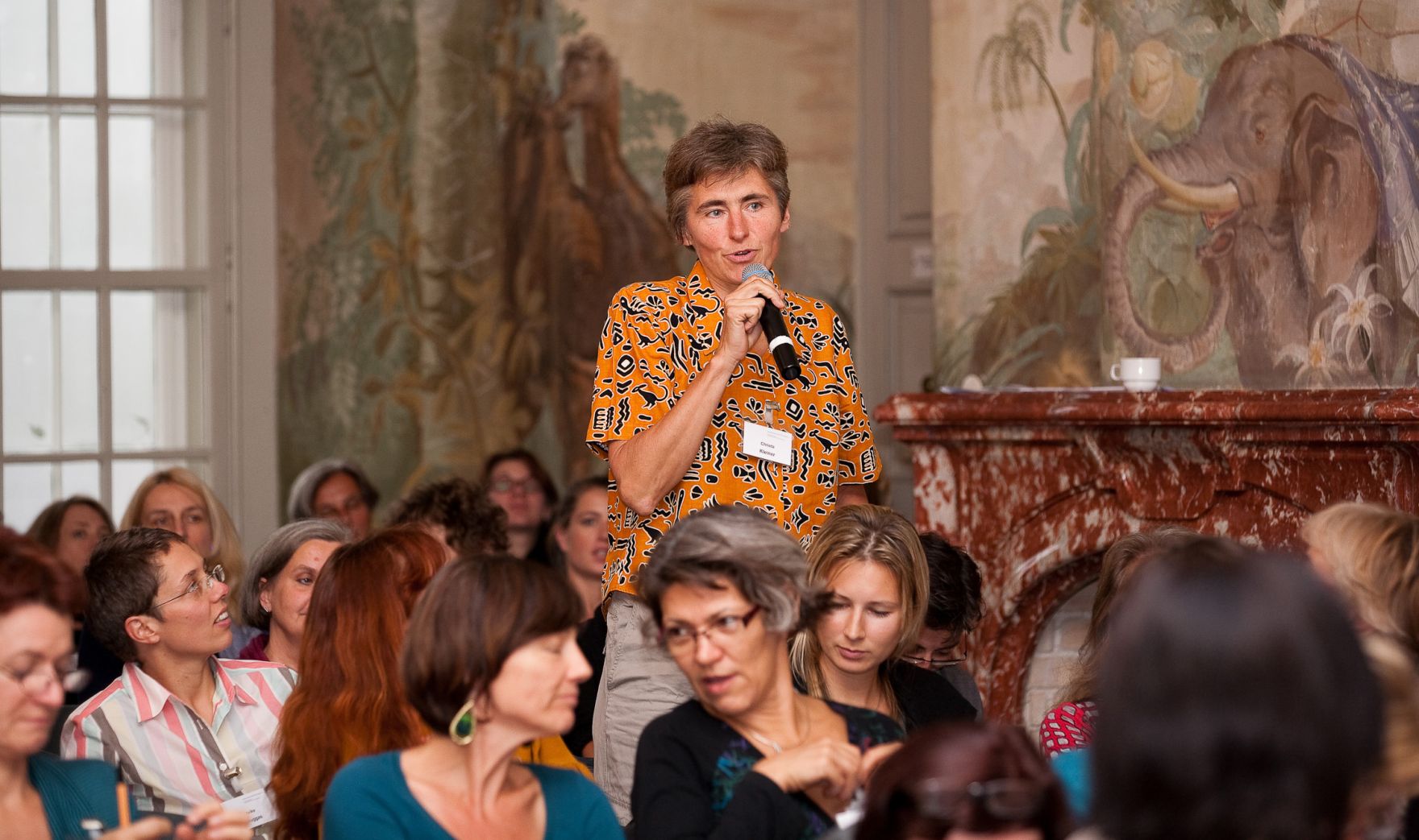 Am 7. Oktober 2011 er&ouml;ffnete Frauenministerin Gabriele Heinisch-Hosek die Frauenenquete ARBEIT.NEU.DENKEN im Schloss Laudon.